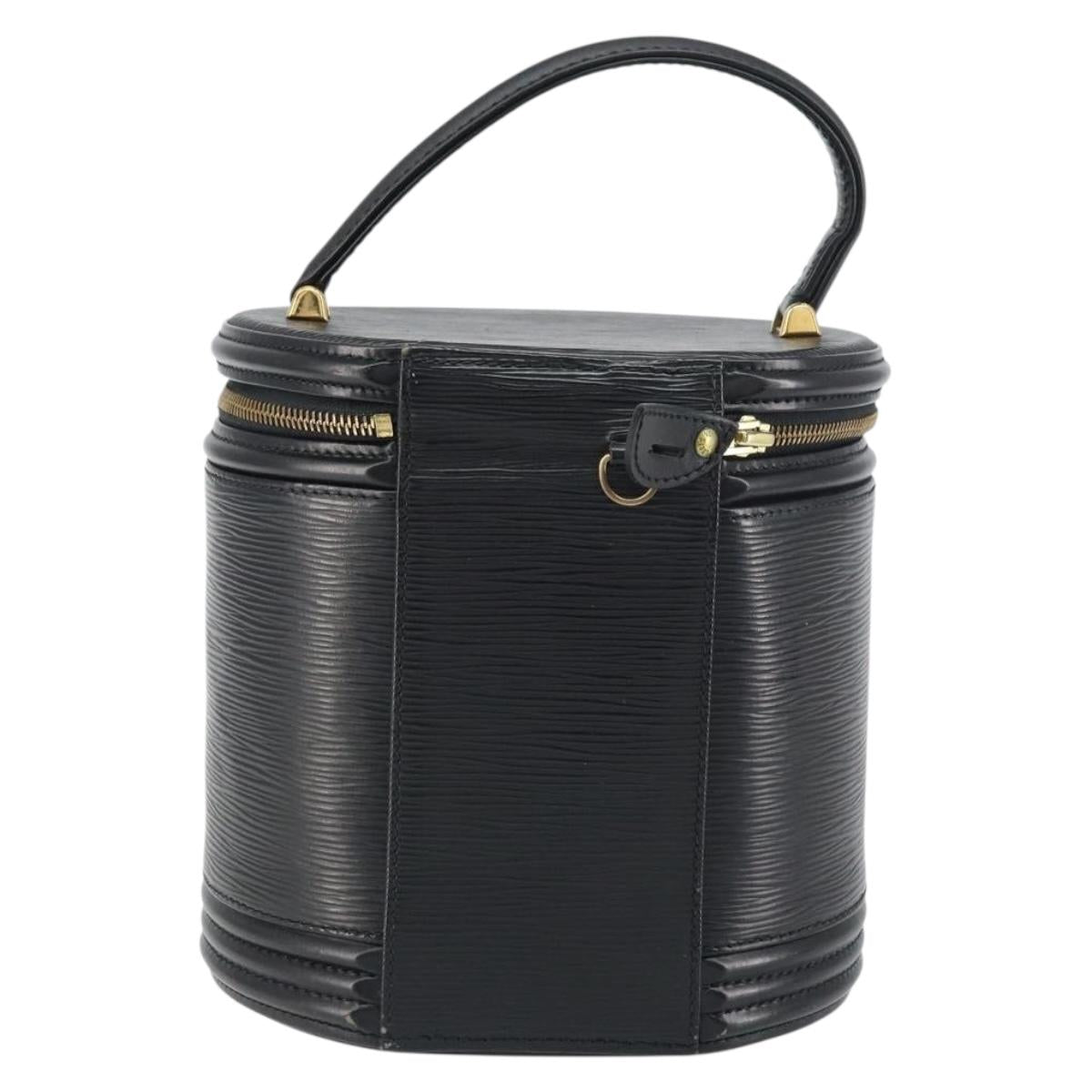 LOUIS VUITTON Epi Cannes Hand Bag Black M48032 LV Auth 156897