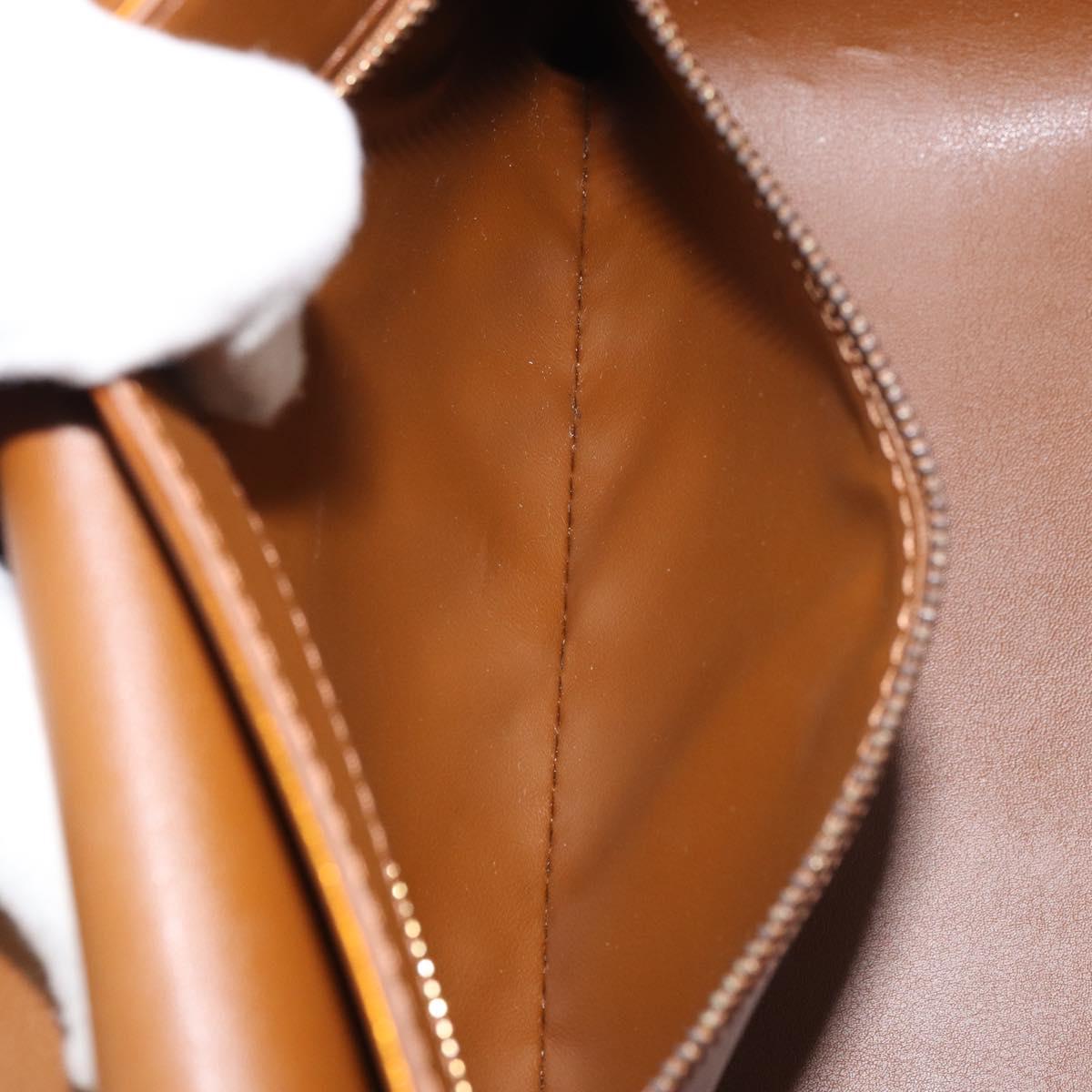 LOUIS VUITTON Monogram Vernis Christie GM Bag Bronze M91107 LV Auth 156898