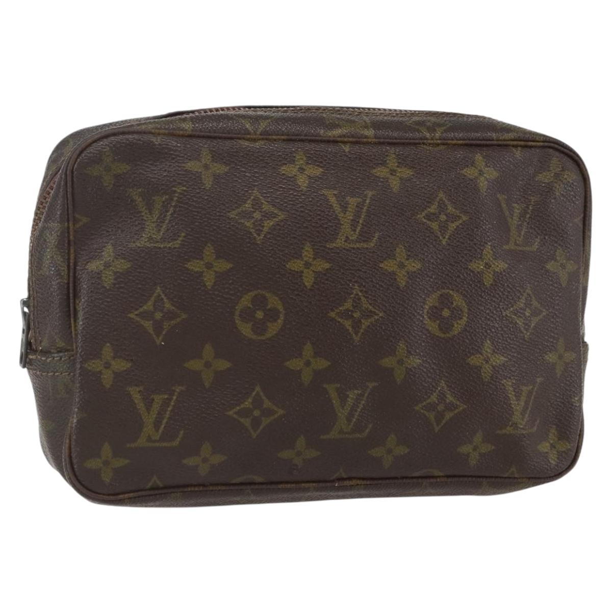 LOUIS VUITTON Monogram Trousse Toilette 23 Clutch Bag M47524 LV Auth 156899