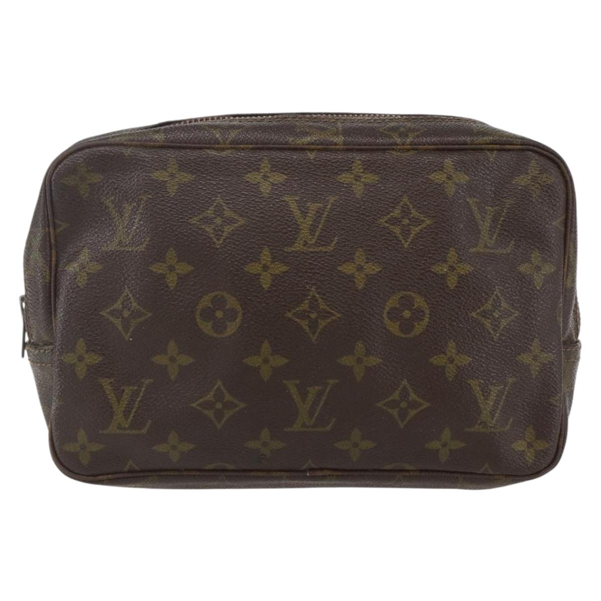 LOUIS VUITTON Monogram Trousse Toilette 23 Clutch Bag M47524 LV Auth 156899