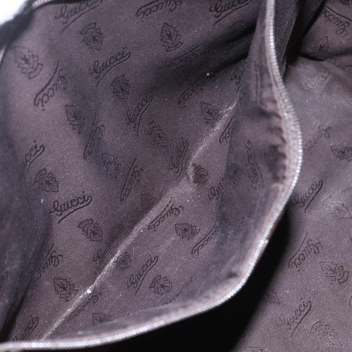 GUCCI GG Canvas Web Sherry Line Tote Bag Beige Red 211971 Auth 156906