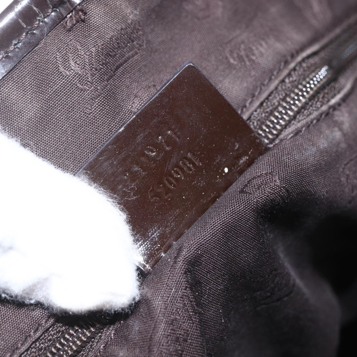 GUCCI GG Canvas Web Sherry Line Tote Bag Beige Red 211971 Auth 156906