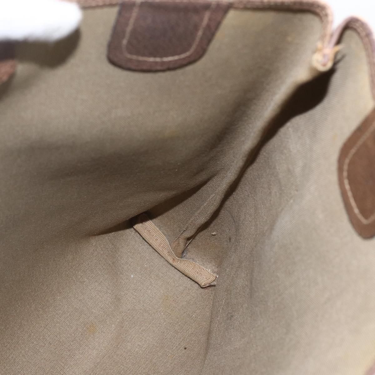 GUCCI GG Supreme Web Sherry Line Tote Bag PVC Beige Red 39 02 003 Auth 156910