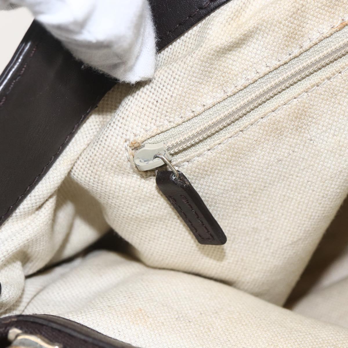 GUCCI GG Canvas Tote Bag Beige Gold 296835 Auth 156913