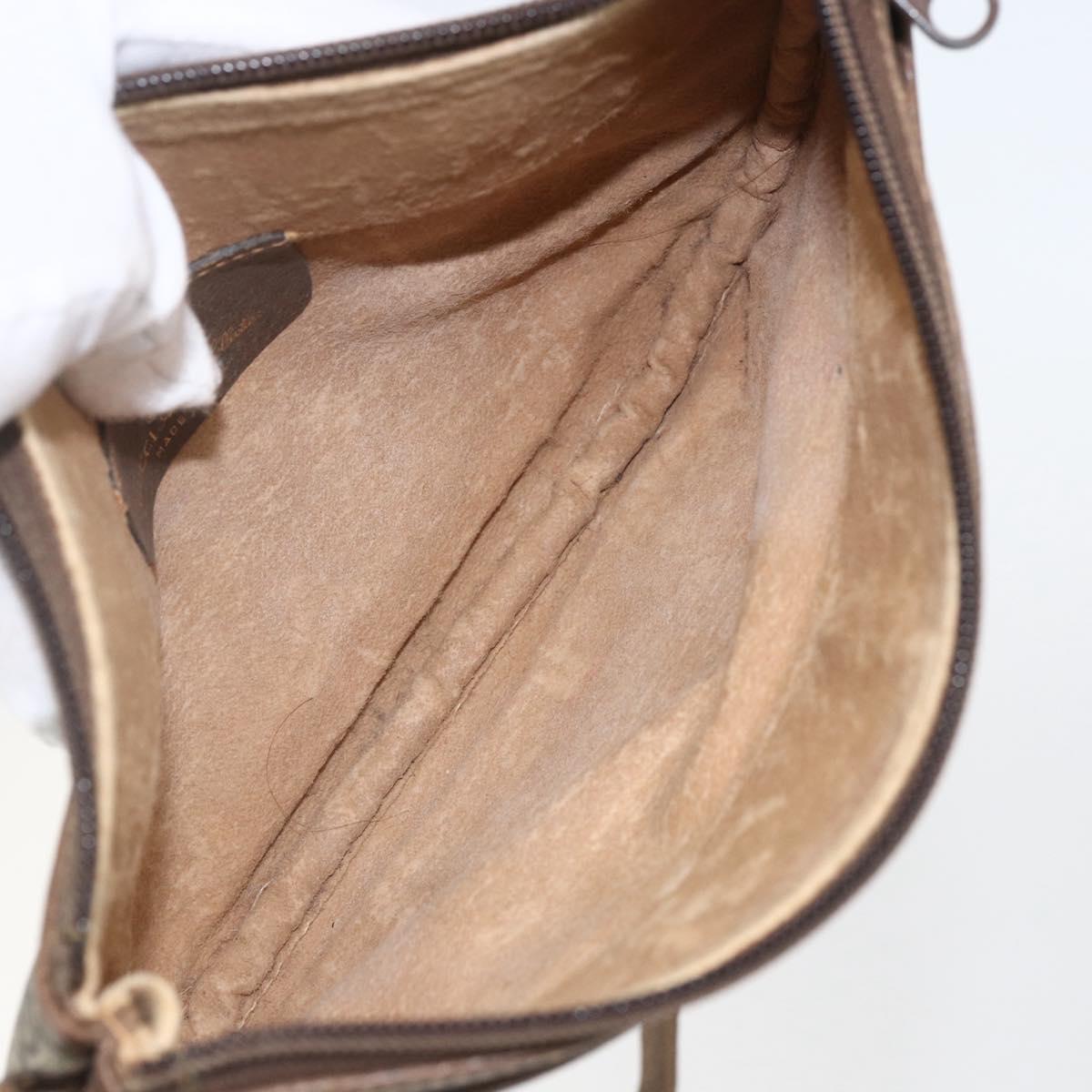 GUCCI GG Supreme Shoulder Bag PVC Beige 904 02 020 Auth 156924