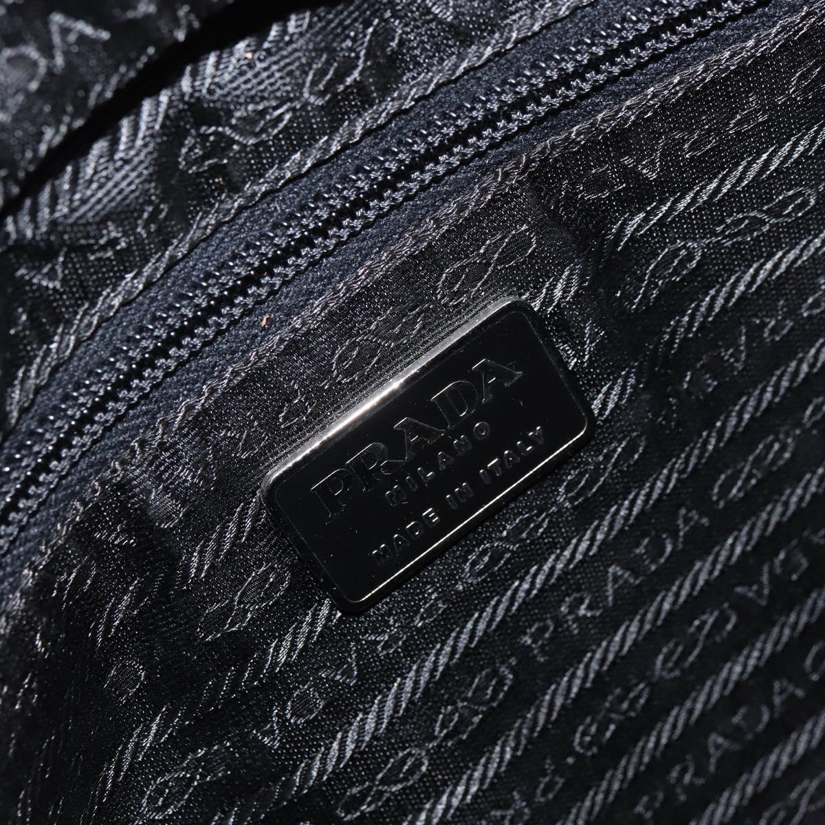 PRADA Tote Bag Nylon Pink Silver Auth 156931