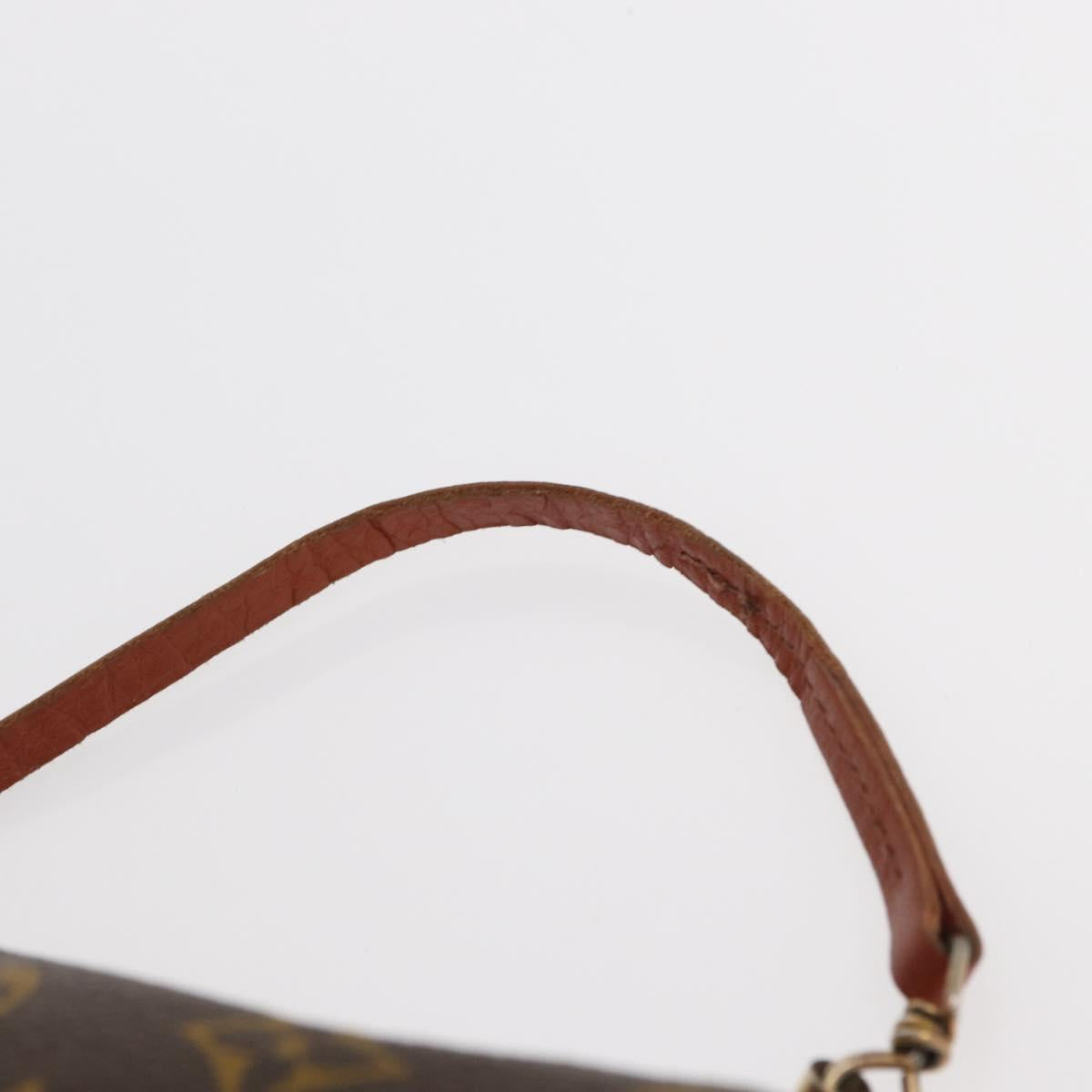 LOUIS VUITTON Monogram Papillon Pouch LV Auth 156933