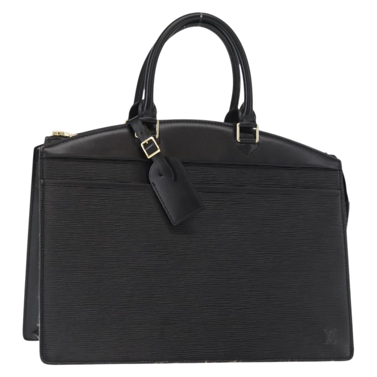 LOUIS VUITTON Epi Riviera Hand Bag Noir Black M48182 LV Auth 156949