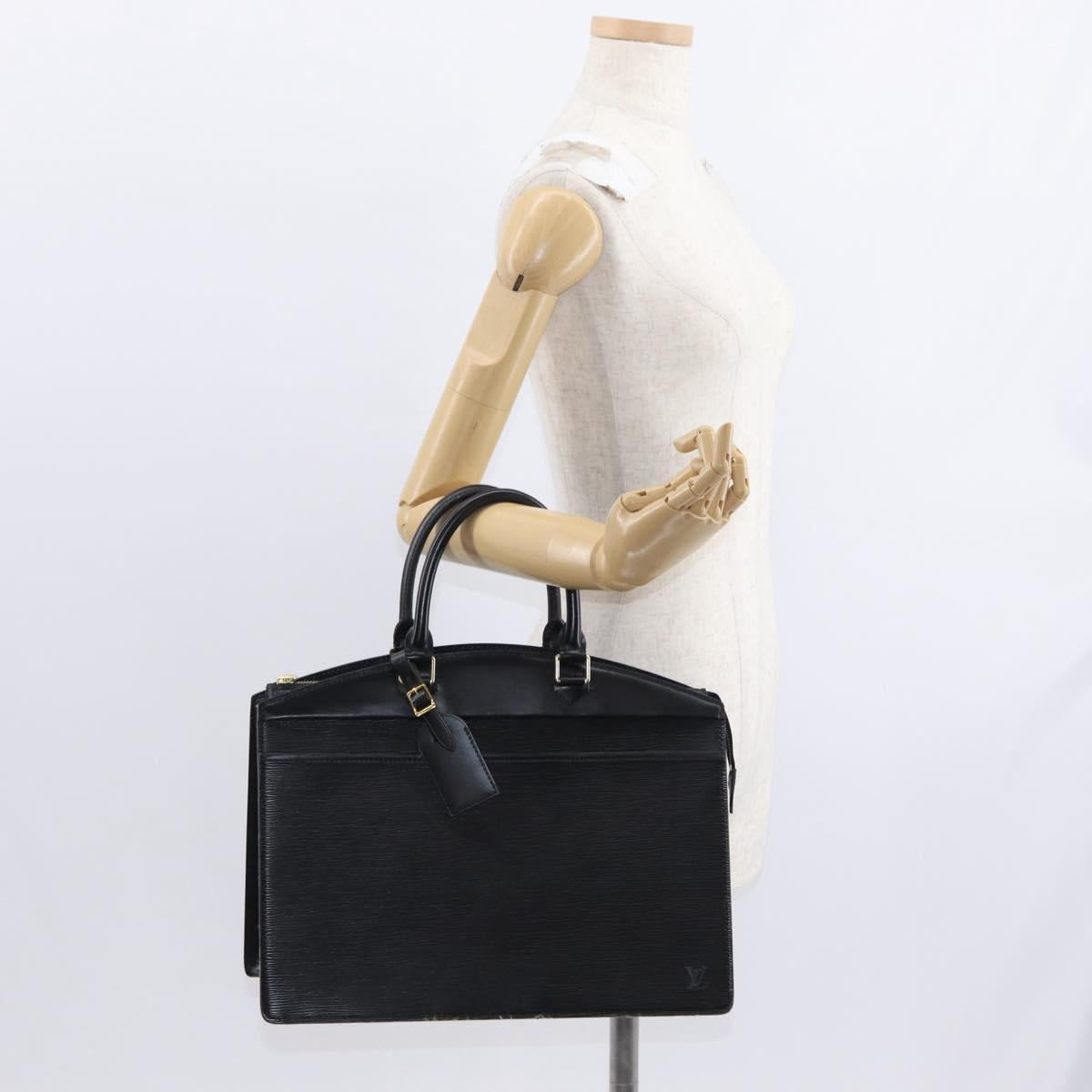 LOUIS VUITTON Epi Riviera Hand Bag Noir Black M48182 LV Auth 156949