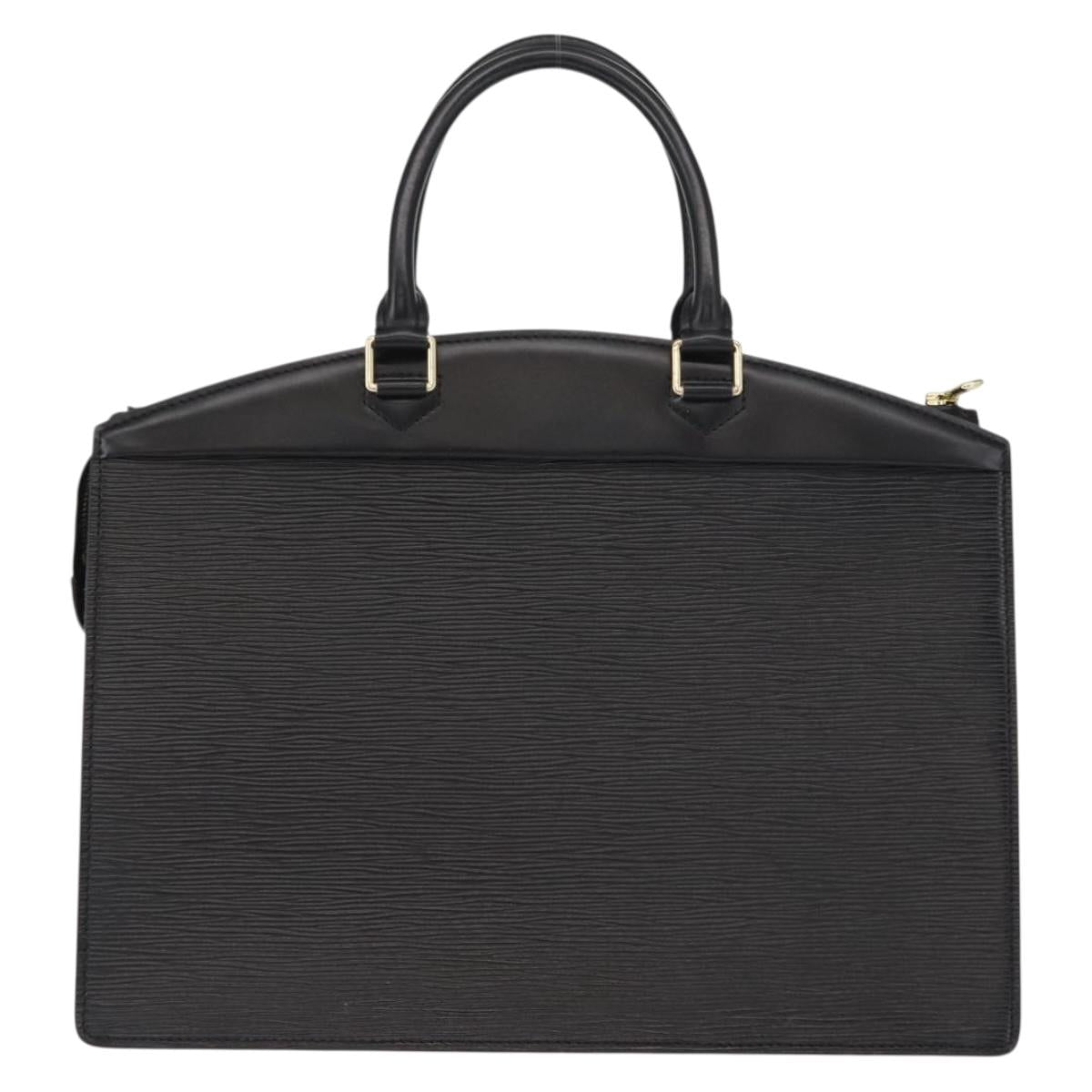 LOUIS VUITTON Epi Riviera Hand Bag Noir Black M48182 LV Auth 156949
