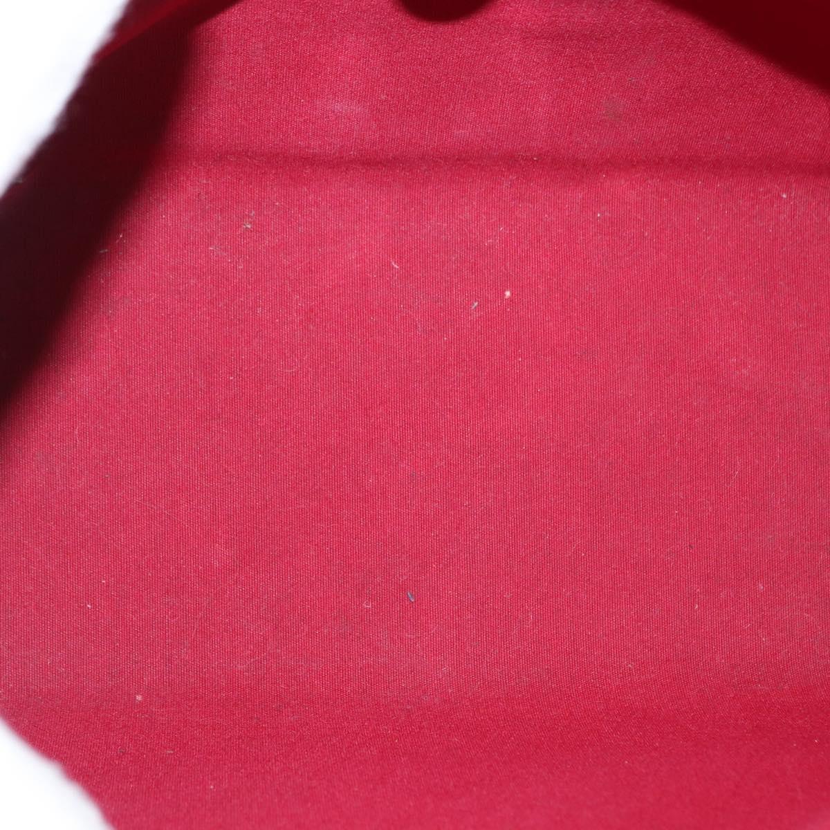 LOUIS VUITTON Vernis Wilshire PM Hand Bag Pomme D'amour M93642 LV Auth 156950