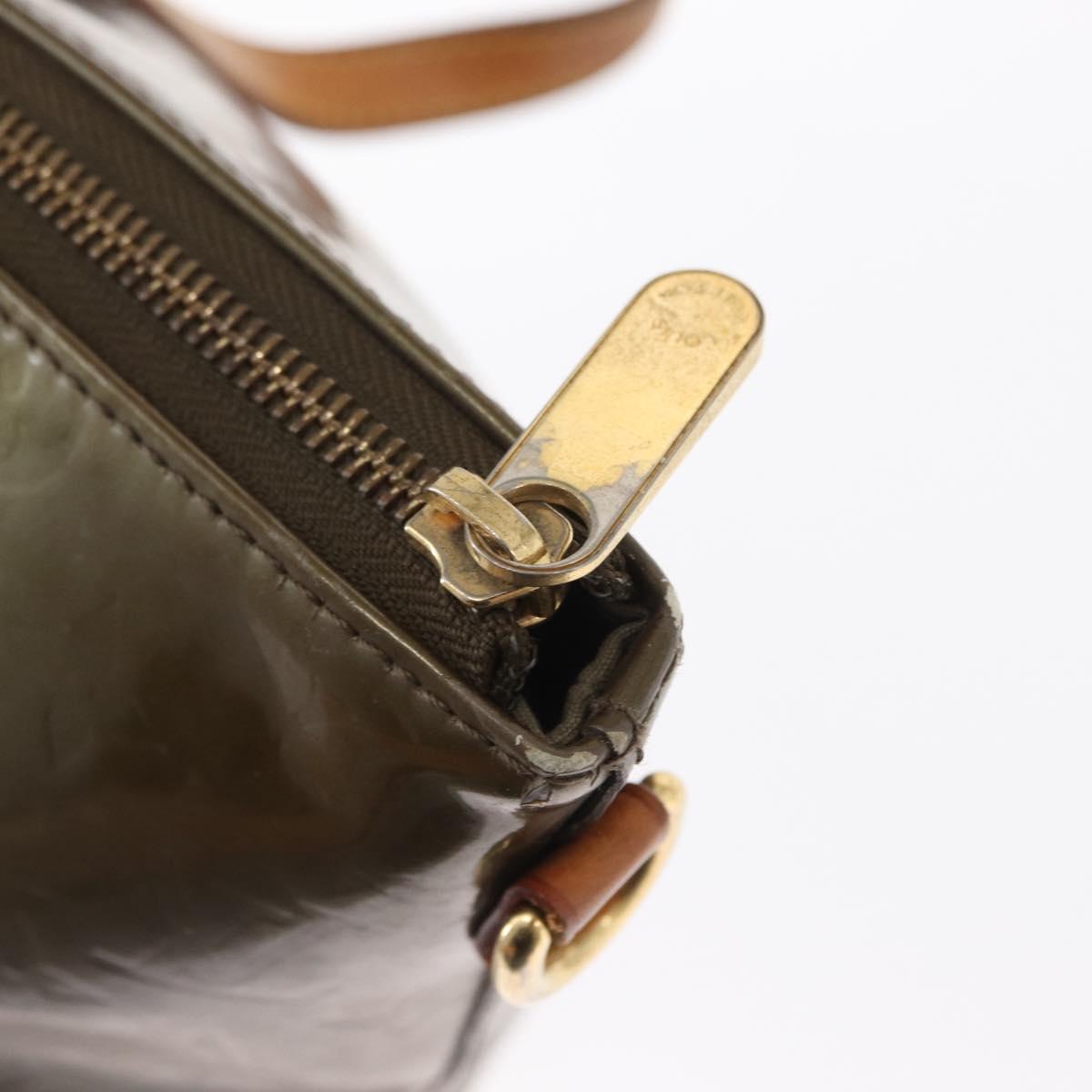 LOUIS VUITTON Vernis Bellevue GM Tote Bag Veil Bronze M93674 LV Auth 156951