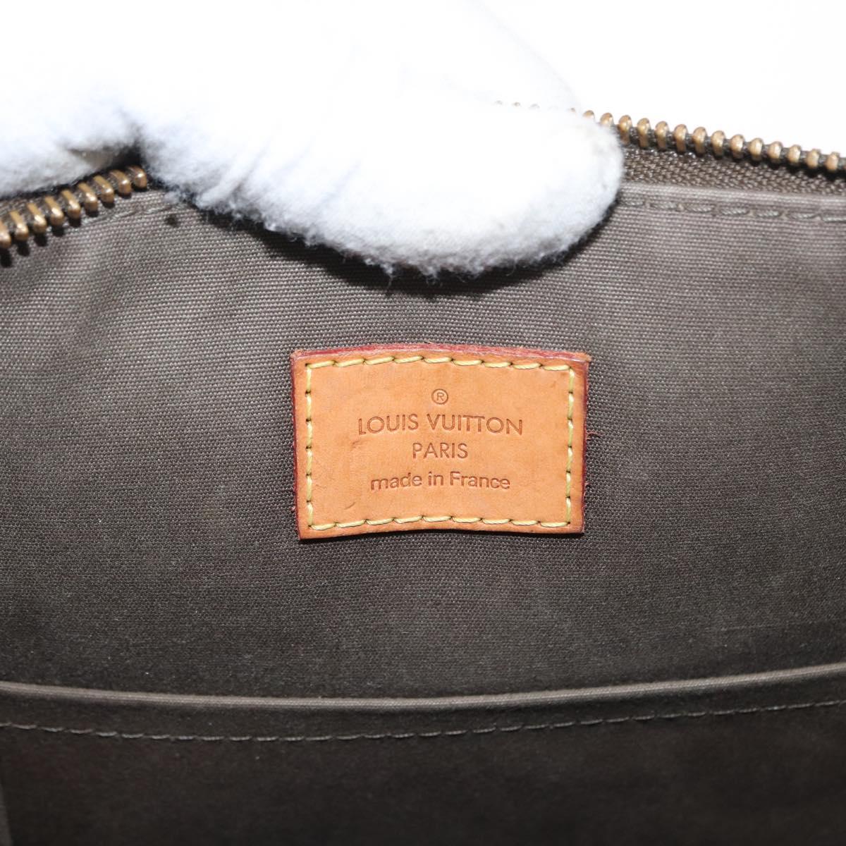 LOUIS VUITTON Vernis Bellevue GM Tote Bag Veil Bronze M93674 LV Auth 156951