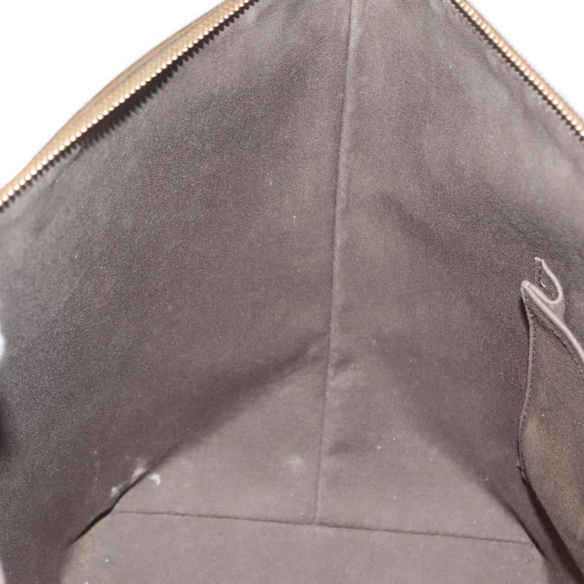 LOUIS VUITTON Vernis Bellevue GM Tote Bag Veil Bronze M93674 LV Auth 156951