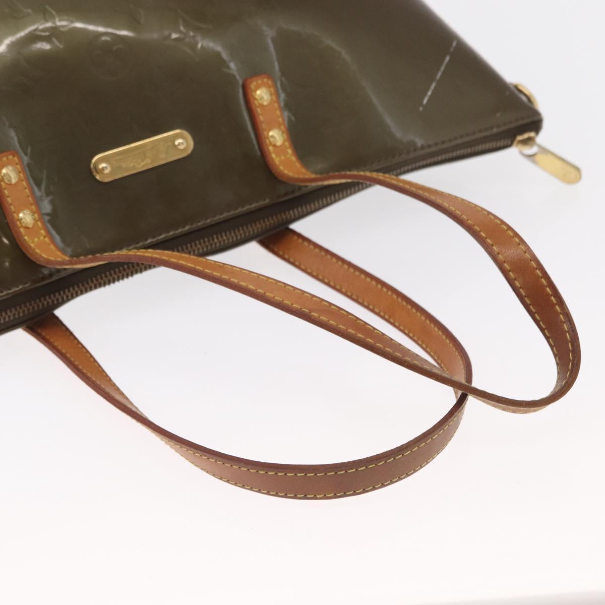 LOUIS VUITTON Vernis Bellevue GM Tote Bag Veil Bronze M93674 LV Auth 156951