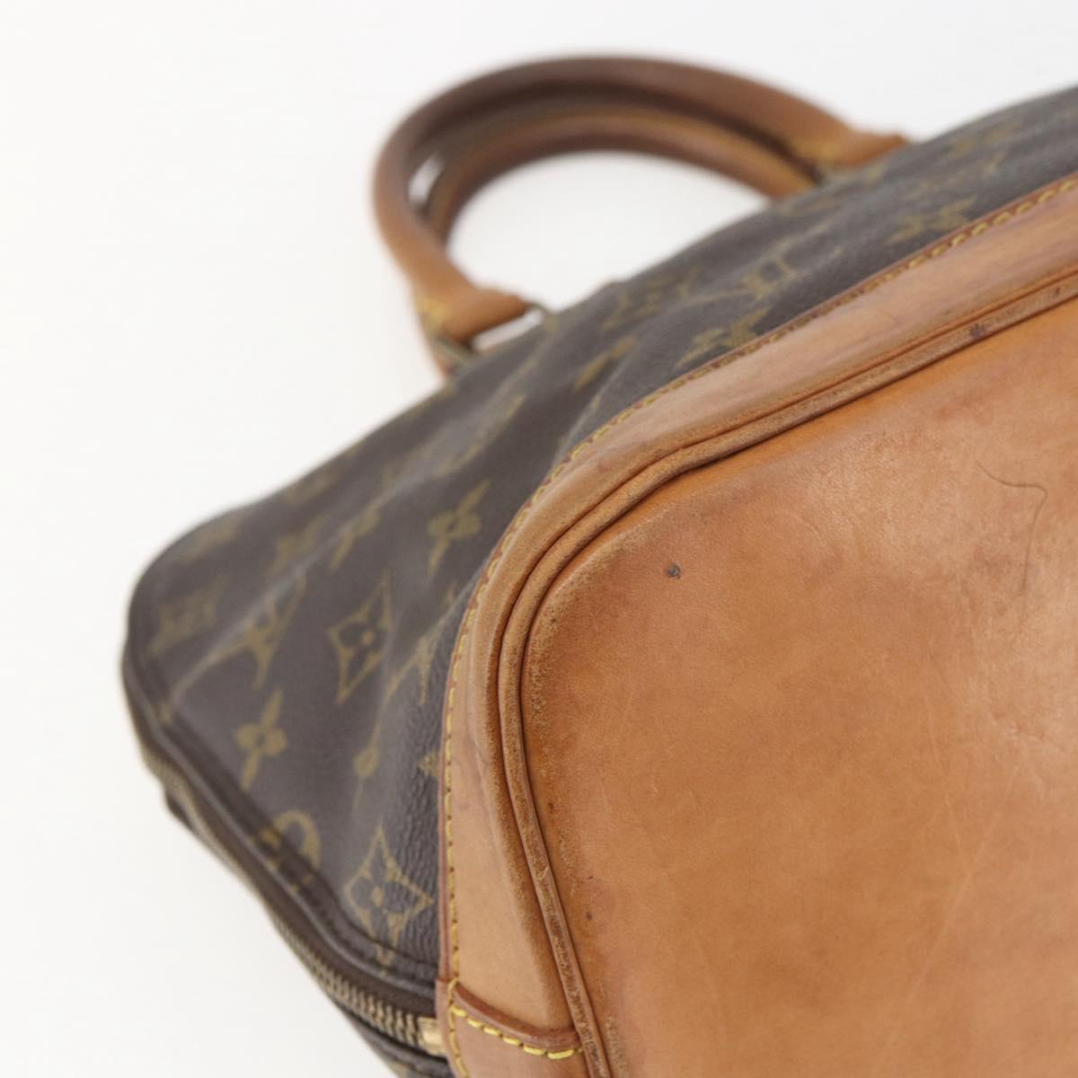 LOUIS VUITTON Monogram Alma Hand Bag M51130 LV Auth 156952