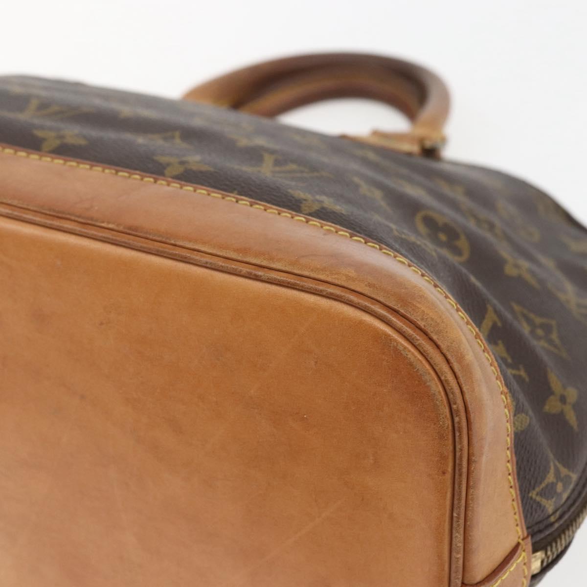 LOUIS VUITTON Monogram Alma Hand Bag M51130 LV Auth 156952