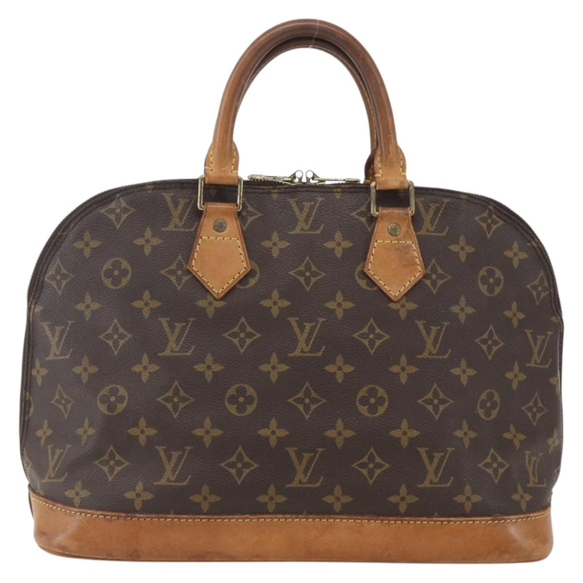 LOUIS VUITTON Monogram Alma Hand Bag M51130 LV Auth 156952