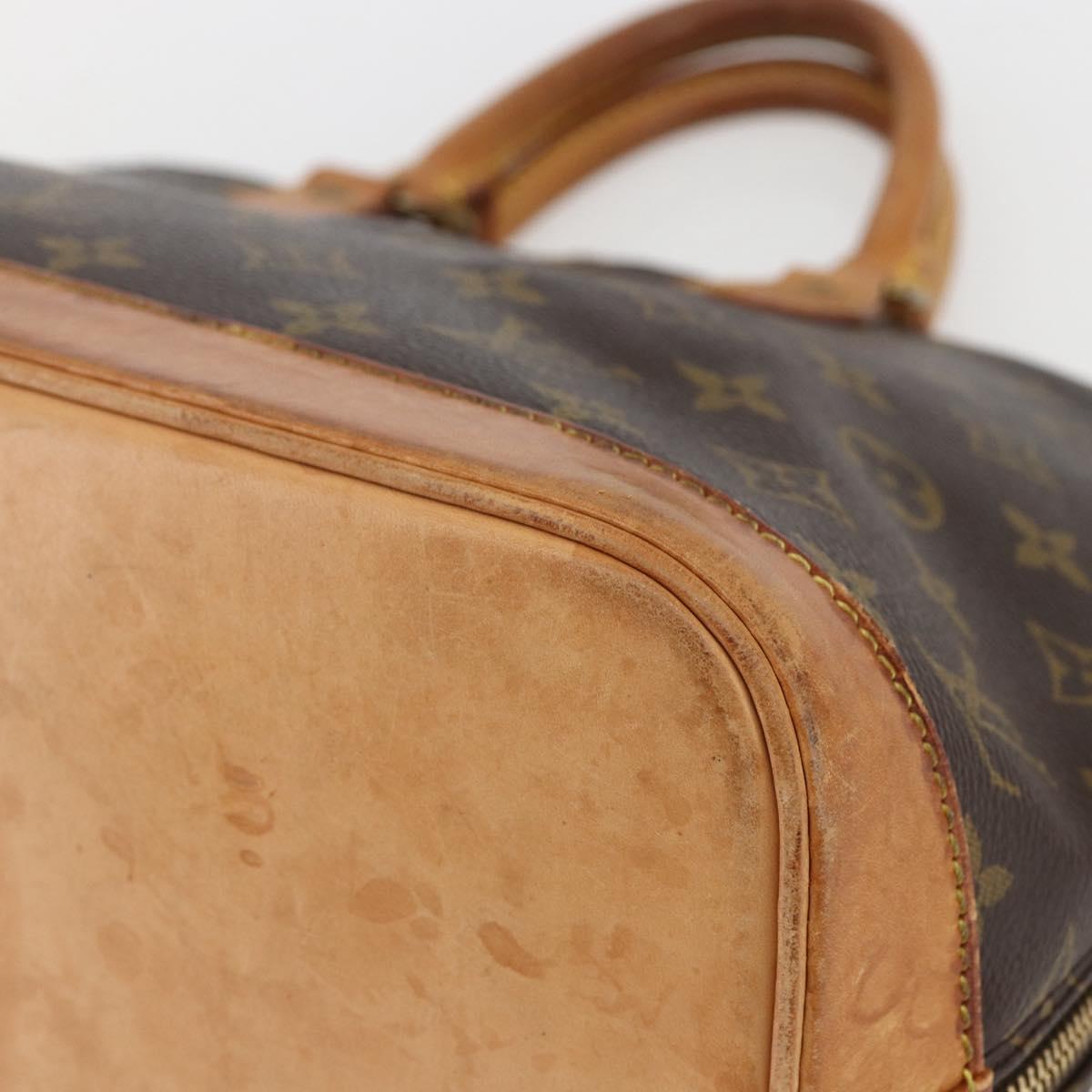 LOUIS VUITTON Monogram Alma Hand Bag M51130 LV Auth 156953