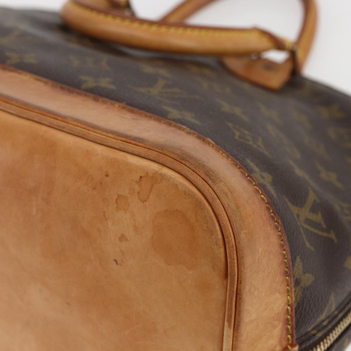 LOUIS VUITTON Monogram Alma Hand Bag M51130 LV Auth 156953