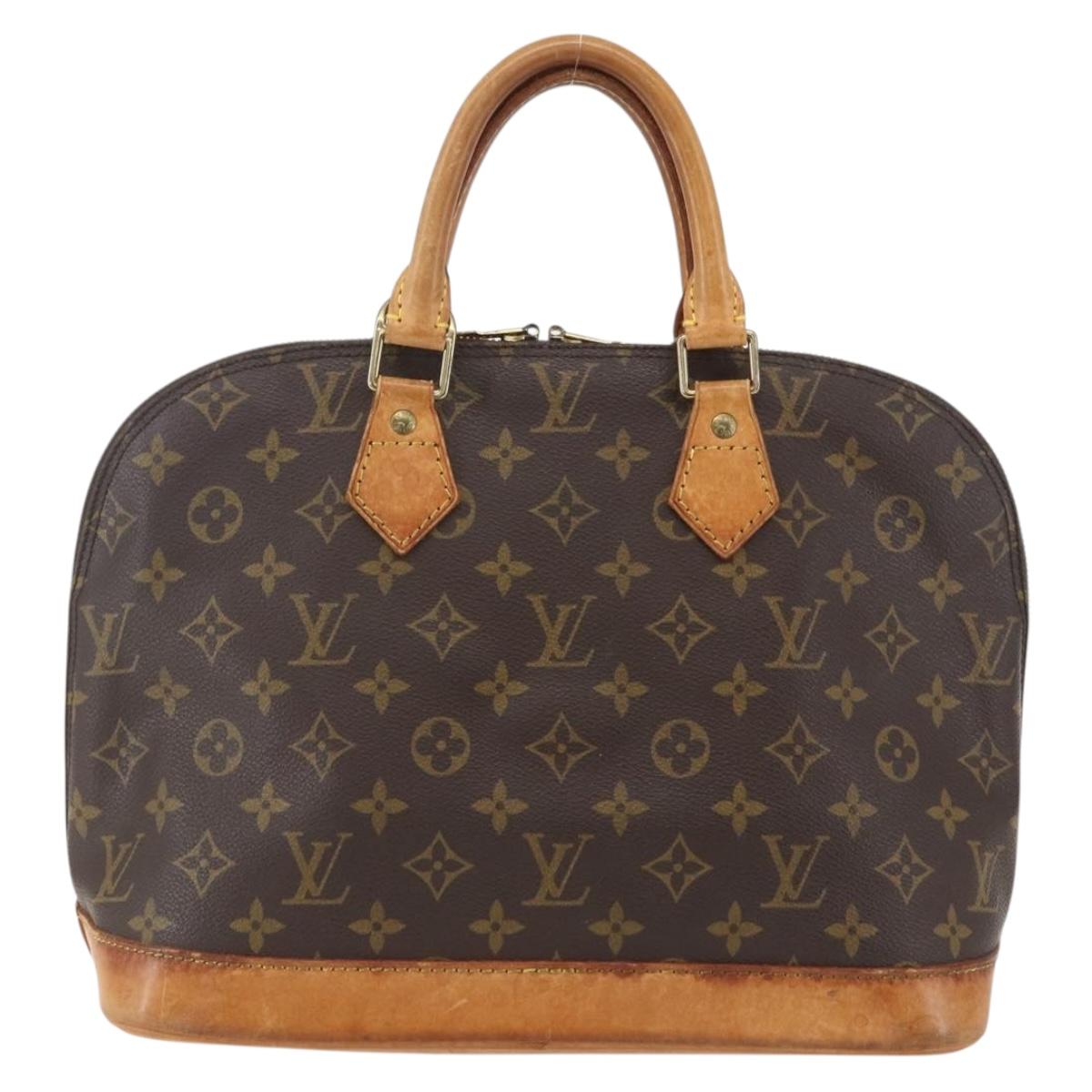 LOUIS VUITTON Monogram Alma Hand Bag M51130 LV Auth 156953