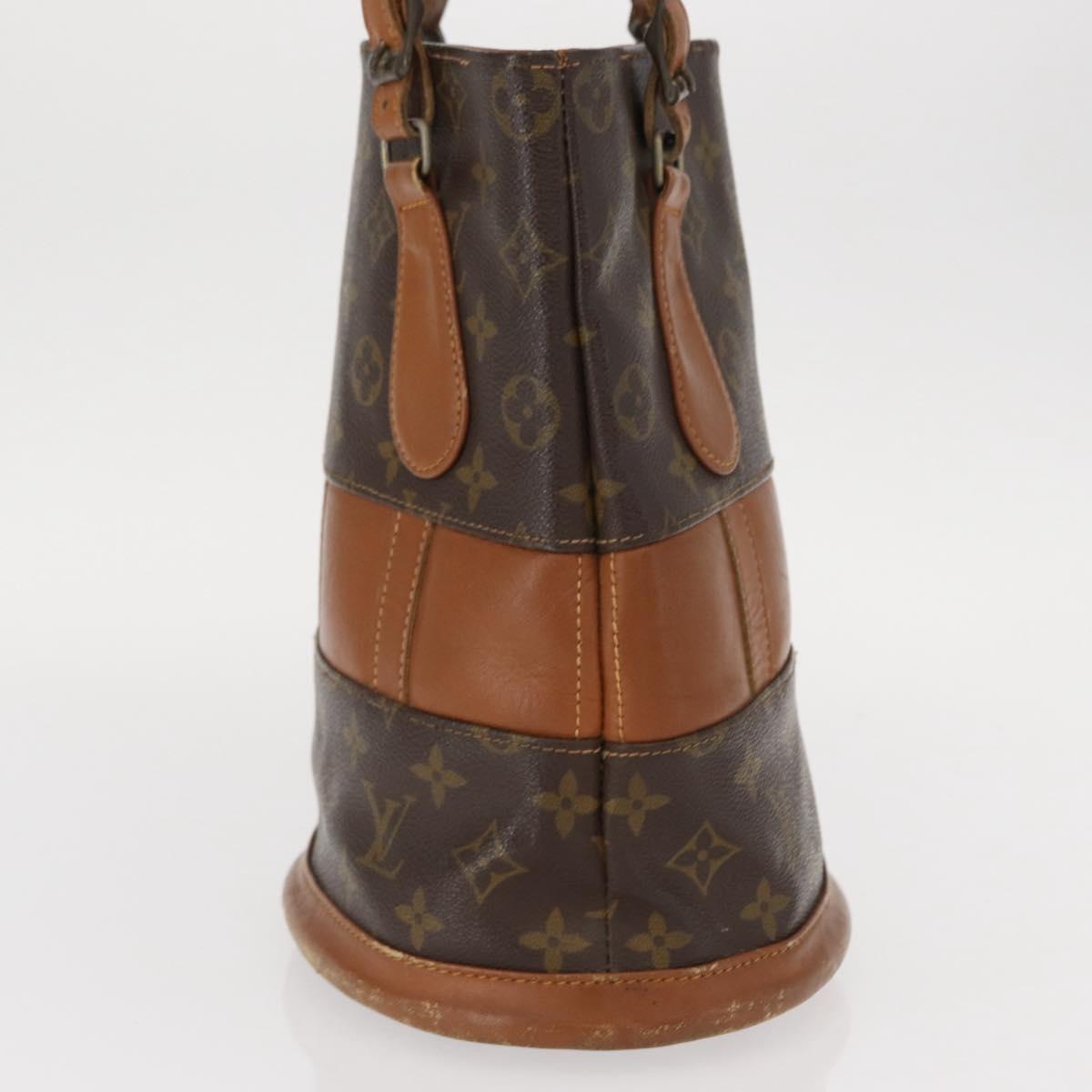 LOUIS VUITTON Monogram Bucket PM Shoulder Bag USA limited M42238 LV Auth 156954