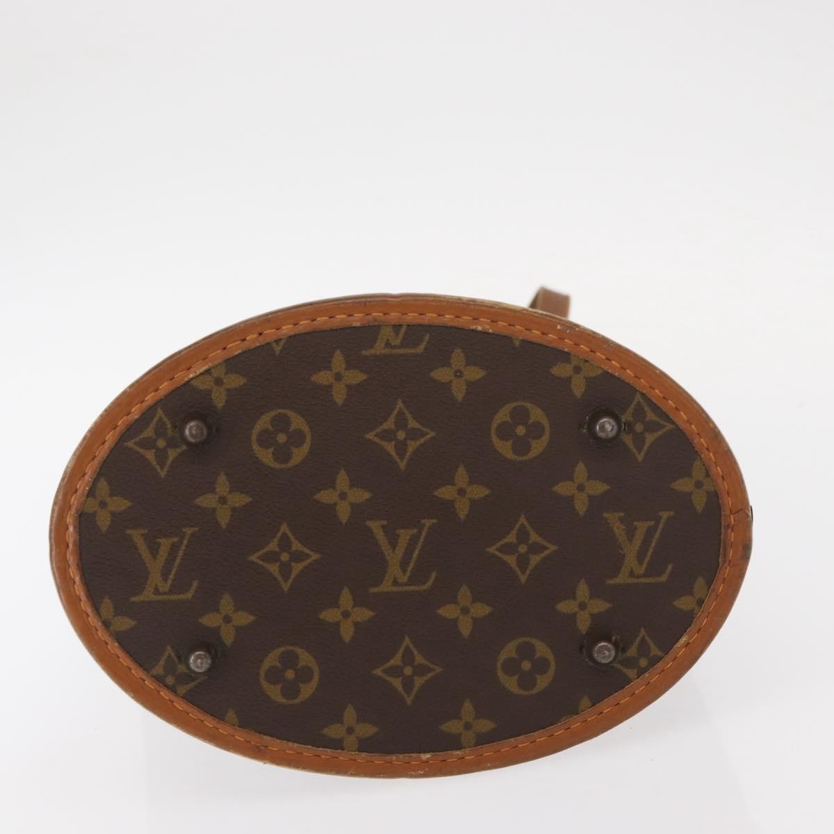 LOUIS VUITTON Monogram Bucket PM Shoulder Bag USA limited M42238 LV Auth 156954