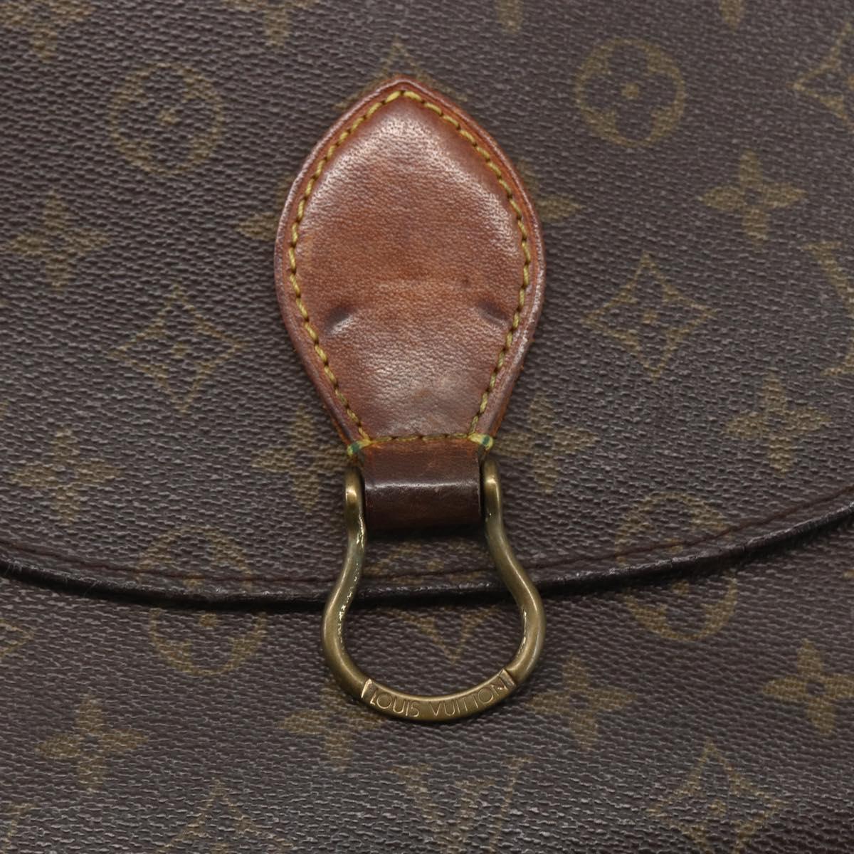 LOUIS VUITTON Monogram Saint Cloud GM Shoulder Bag M51242 LV Auth 156955