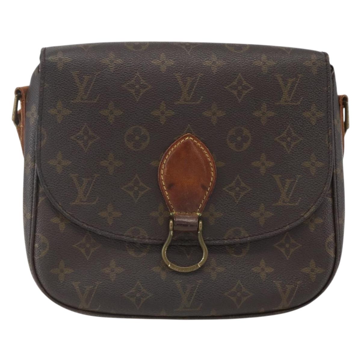 LOUIS VUITTON Monogram Saint Cloud GM Shoulder Bag M51242 LV Auth 156955