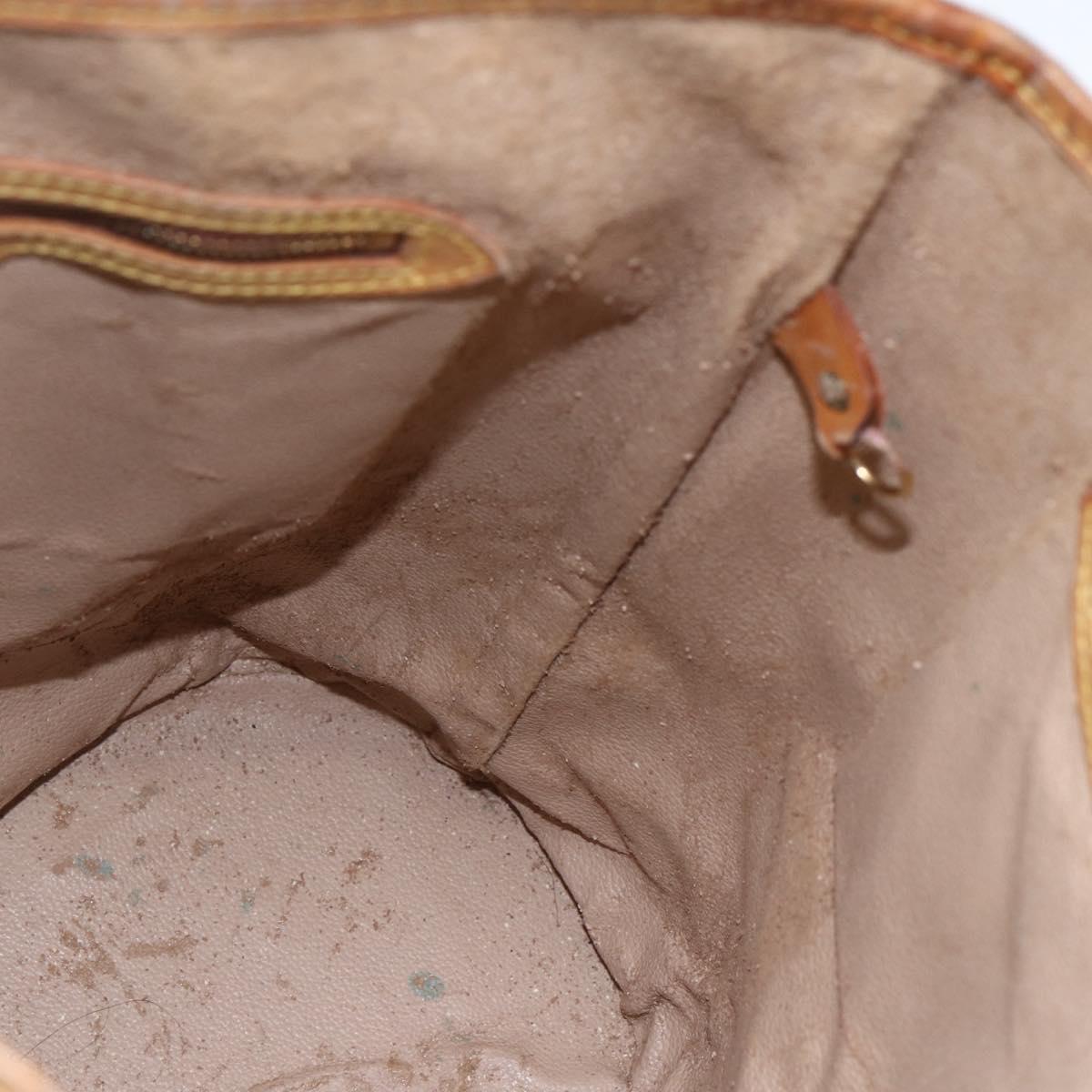 LOUIS VUITTON Monogram Bucket GM Shoulder Bag M42236 LV Auth 156957