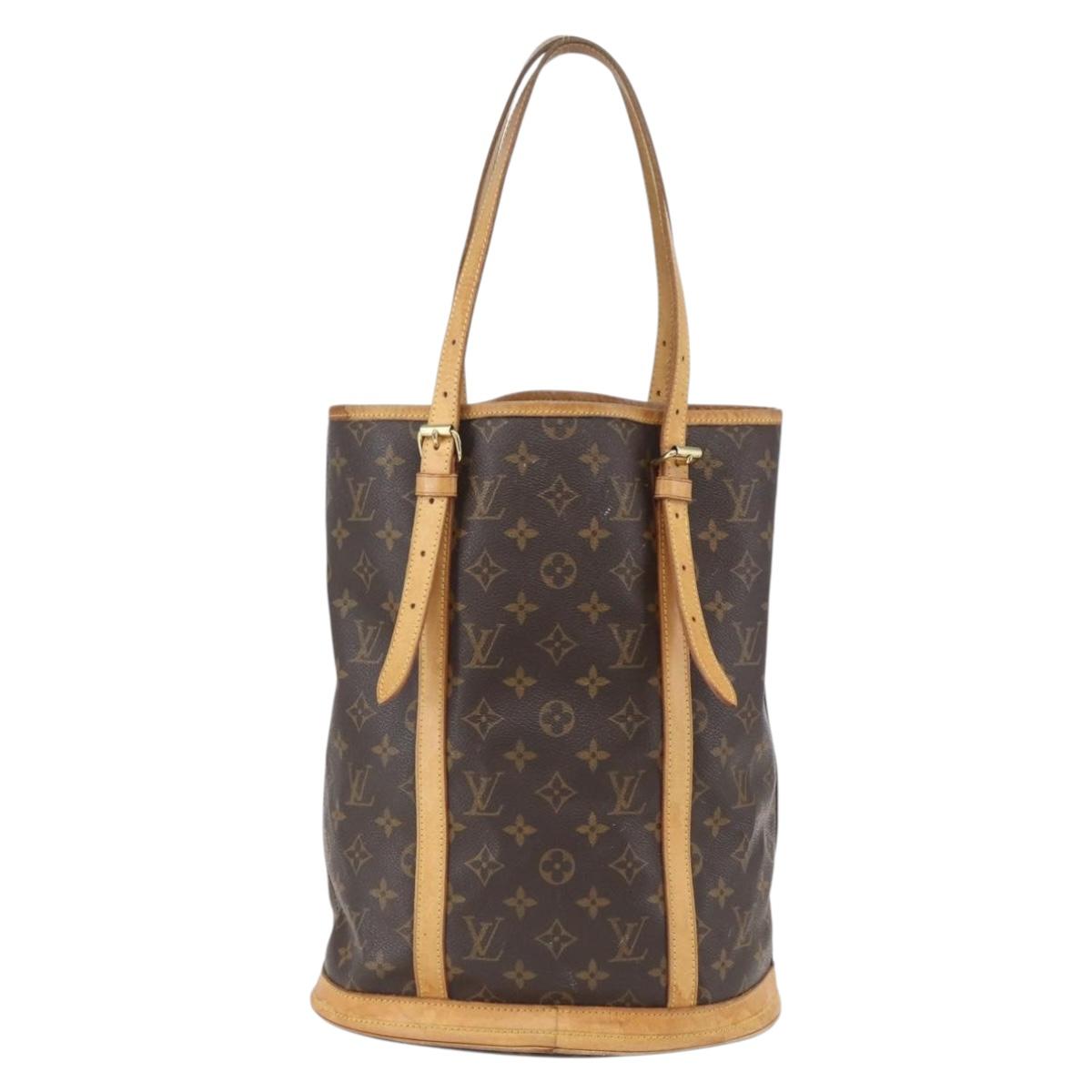 LOUIS VUITTON Monogram Bucket GM Shoulder Bag M42236 LV Auth 156957