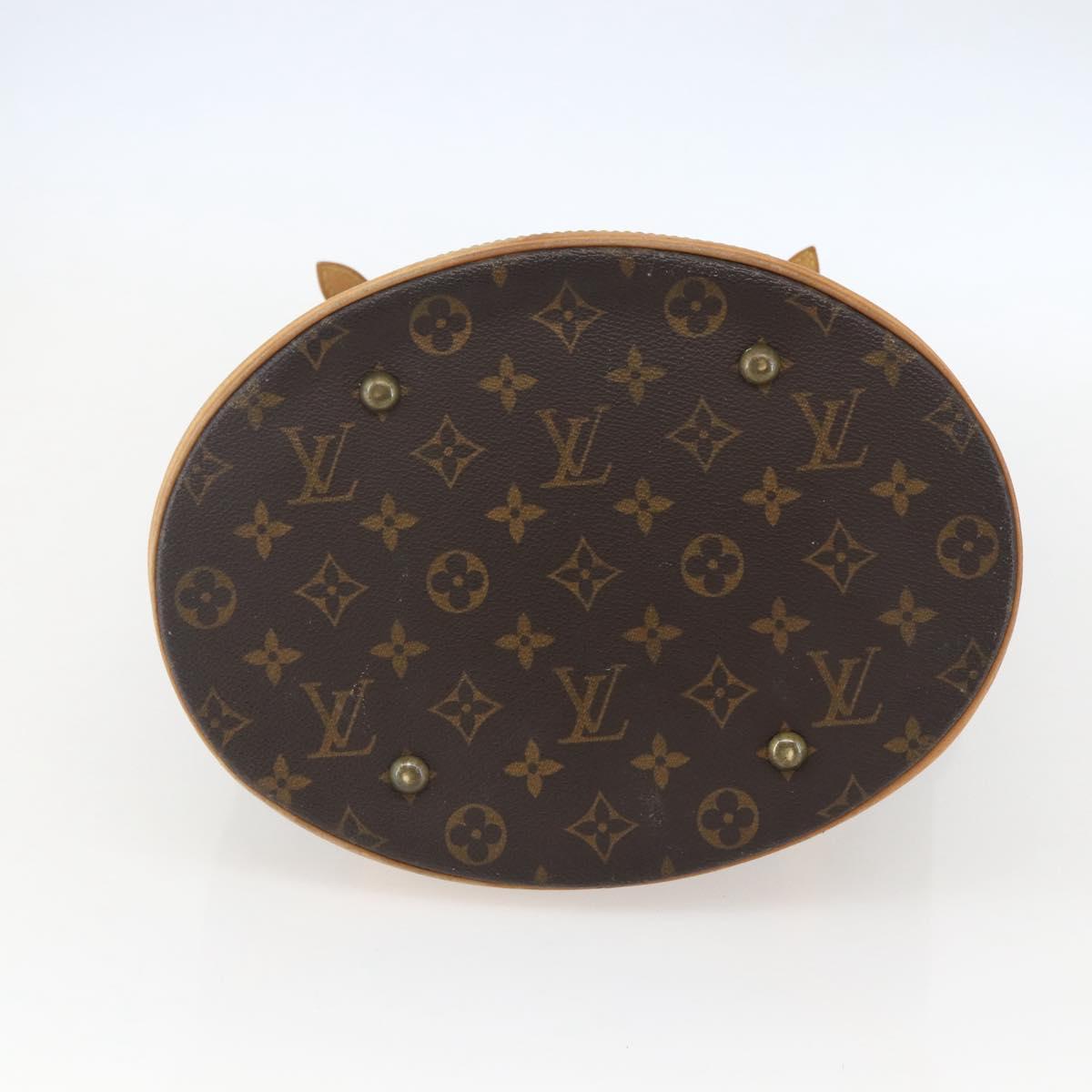 LOUIS VUITTON Monogram Bucket GM Shoulder Bag M42236 LV Auth 156957