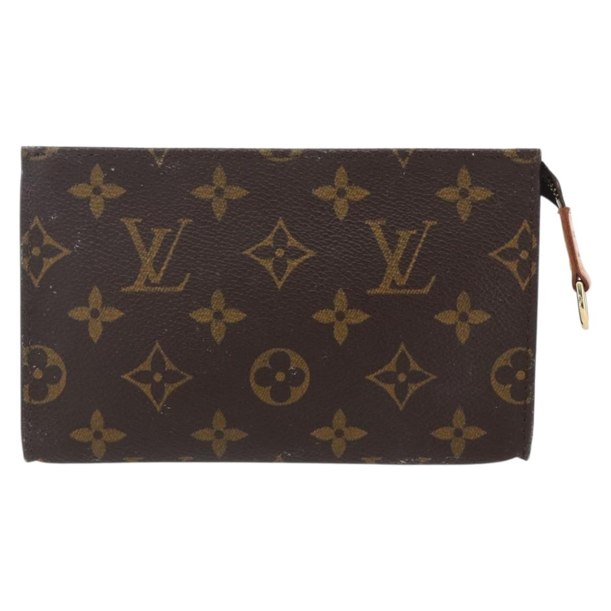 LOUIS VUITTON Monogram Bucket PM Accessory Pouch LV Auth 156958