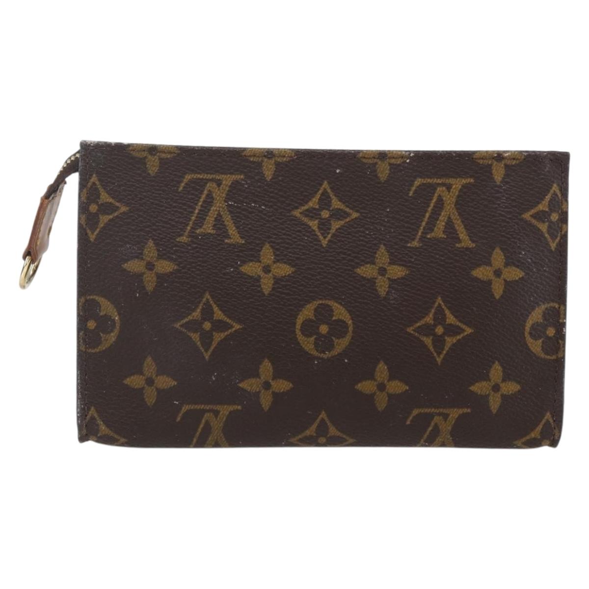LOUIS VUITTON Monogram Bucket PM Accessory Pouch LV Auth 156958