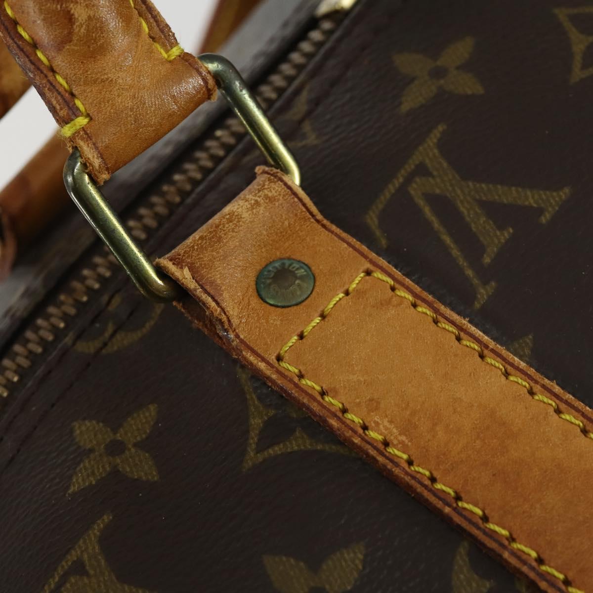 LOUIS VUITTON Monogram Keepall 50 Boston Bag M41426 LV Auth 156961
