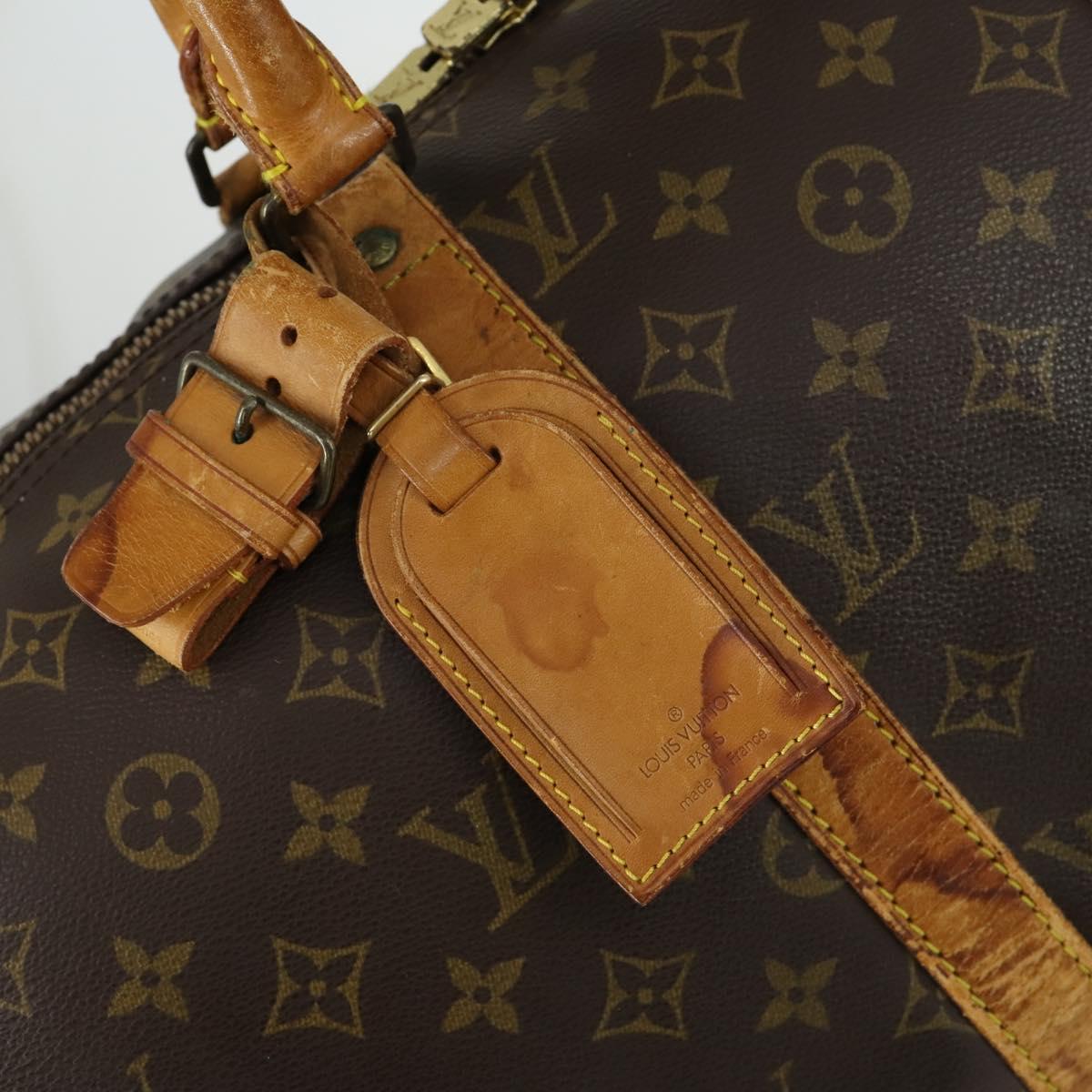 LOUIS VUITTON Monogram Keepall 50 Boston Bag M41426 LV Auth 156961