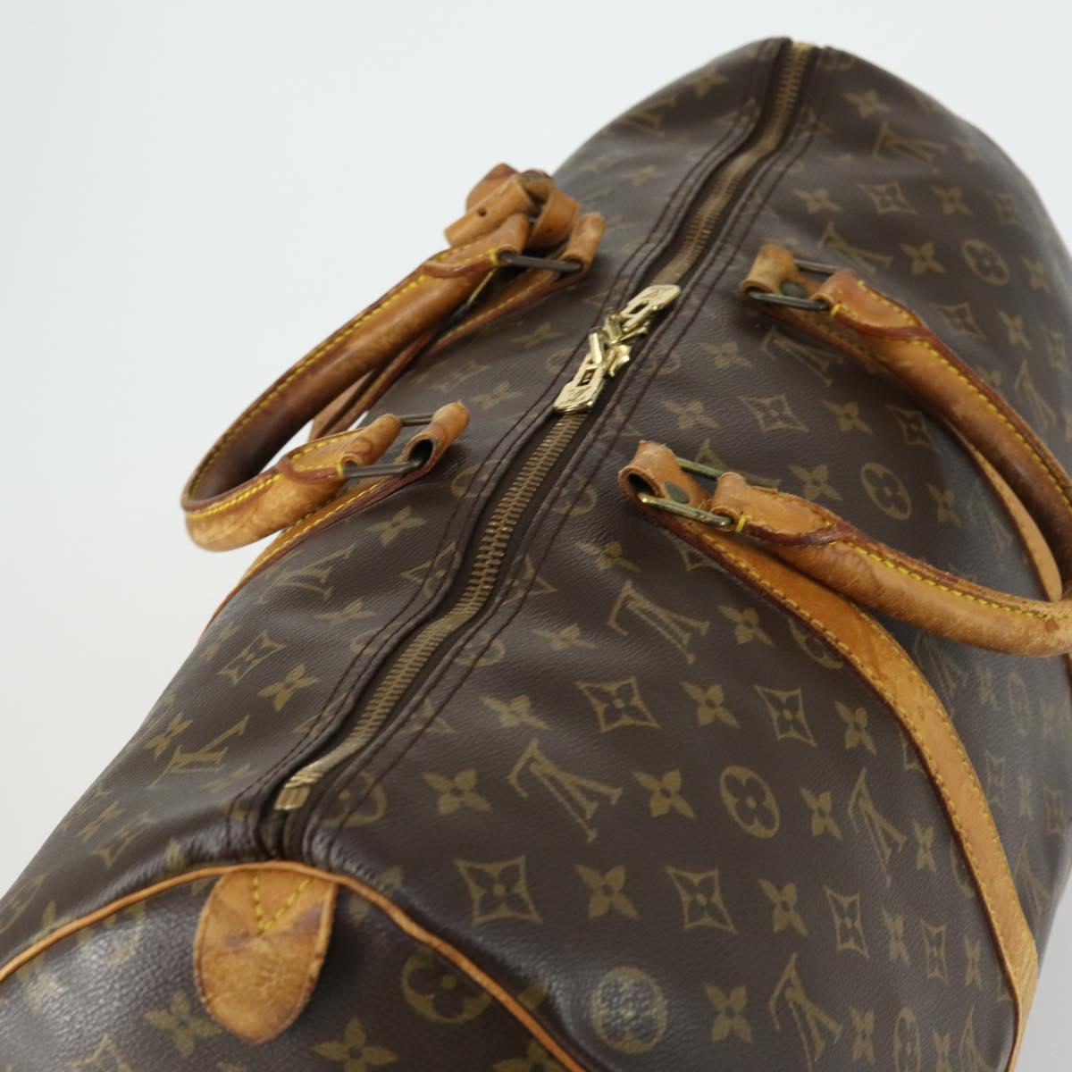 LOUIS VUITTON Monogram Keepall 50 Boston Bag M41426 LV Auth 156961