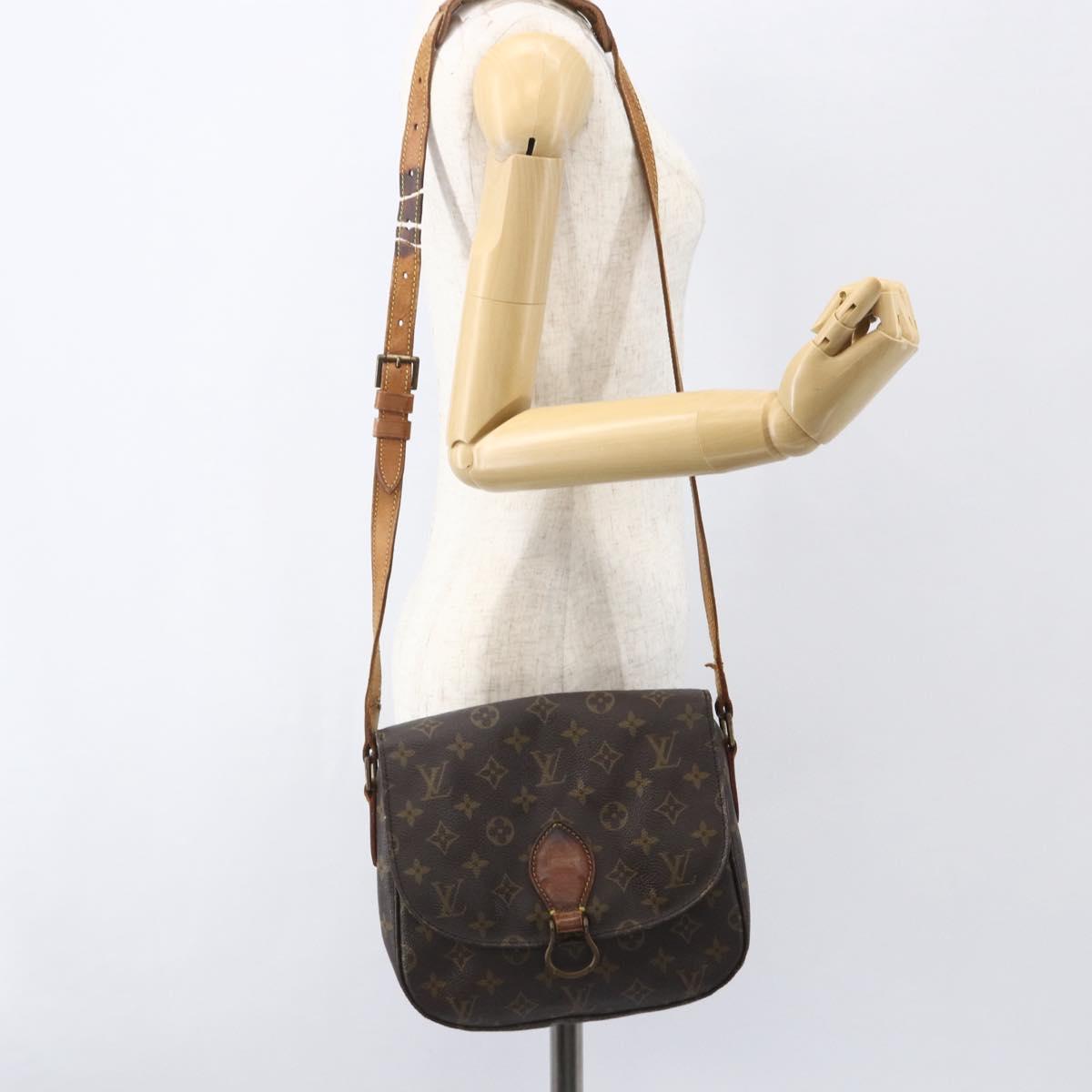 LOUIS VUITTON Monogram Saint Cloud GM Shoulder Bag M51242 LV Auth 156971