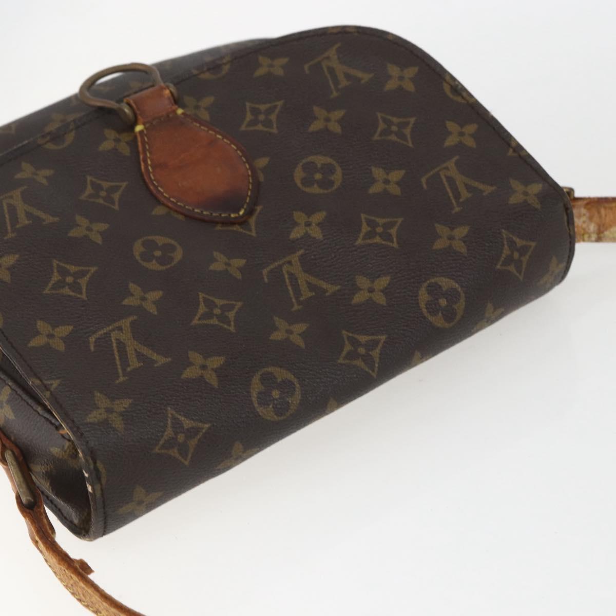 LOUIS VUITTON Monogram Saint Cloud GM Shoulder Bag M51242 LV Auth 156971
