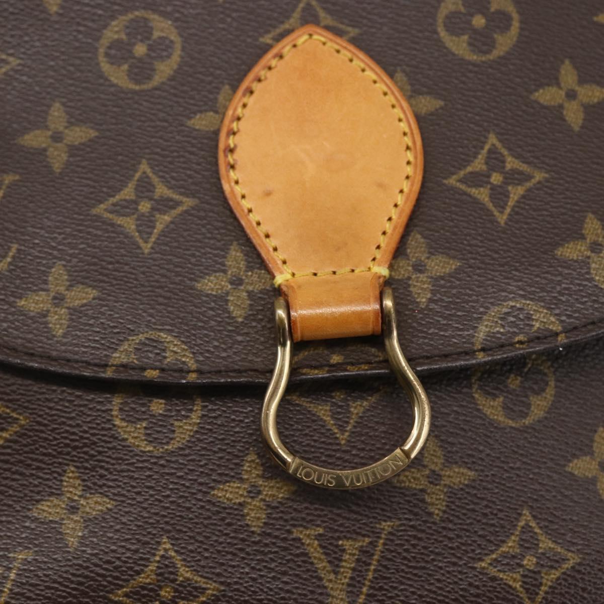LOUIS VUITTON Monogram Saint Cloud GM Shoulder Bag M51242 LV Auth 156972
