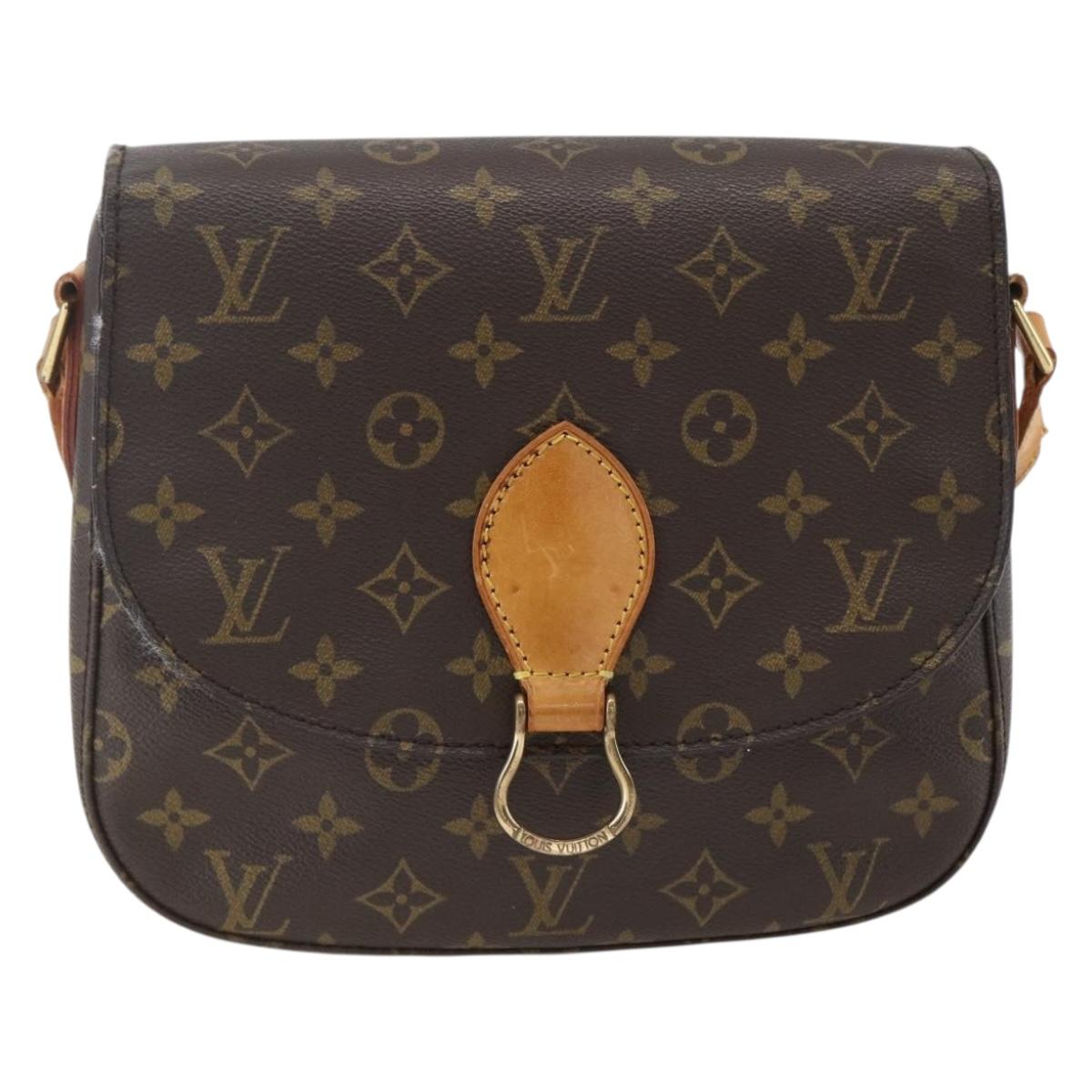 LOUIS VUITTON Monogram Saint Cloud GM Shoulder Bag M51242 LV Auth 156972