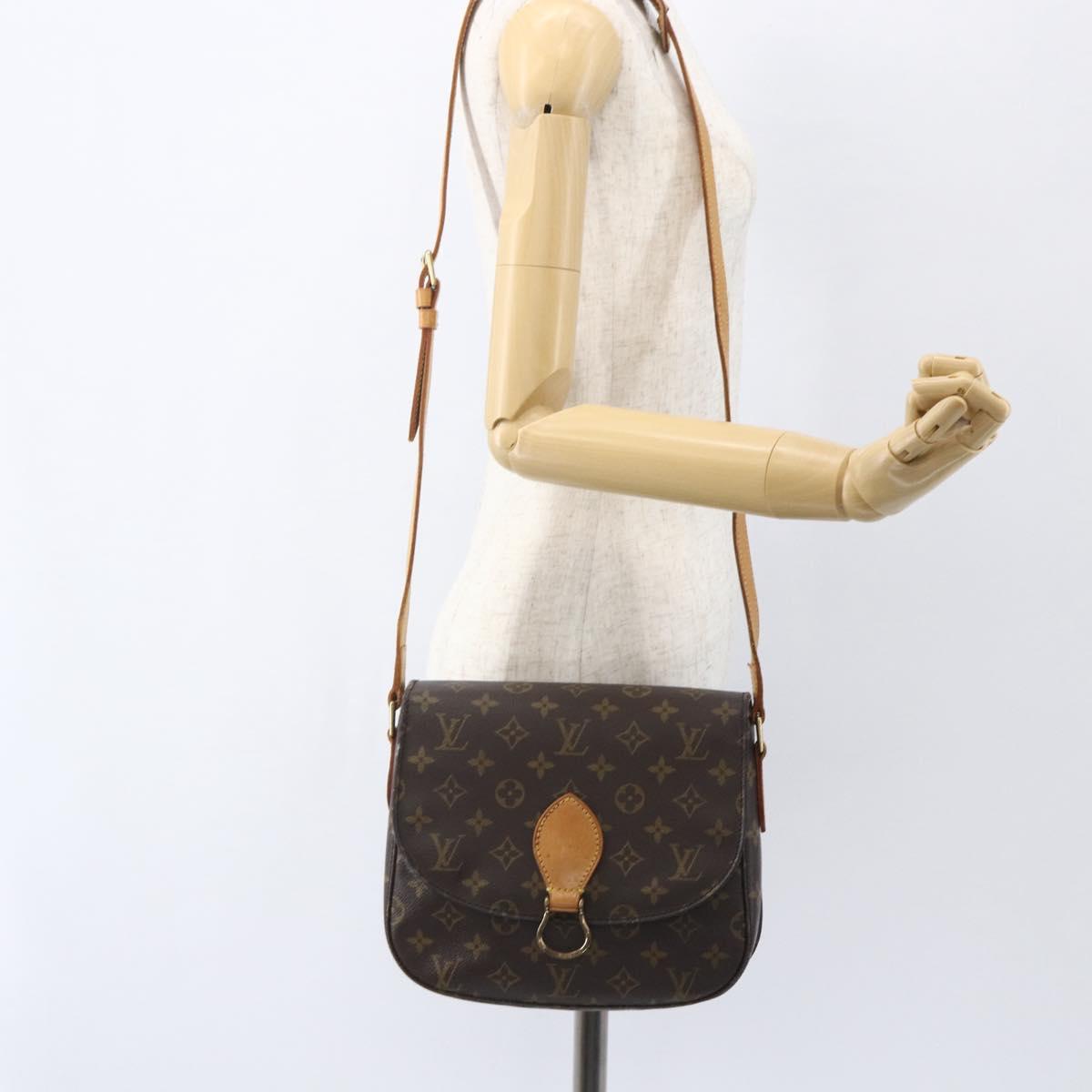 LOUIS VUITTON Monogram Saint Cloud GM Shoulder Bag M51242 LV Auth 156972