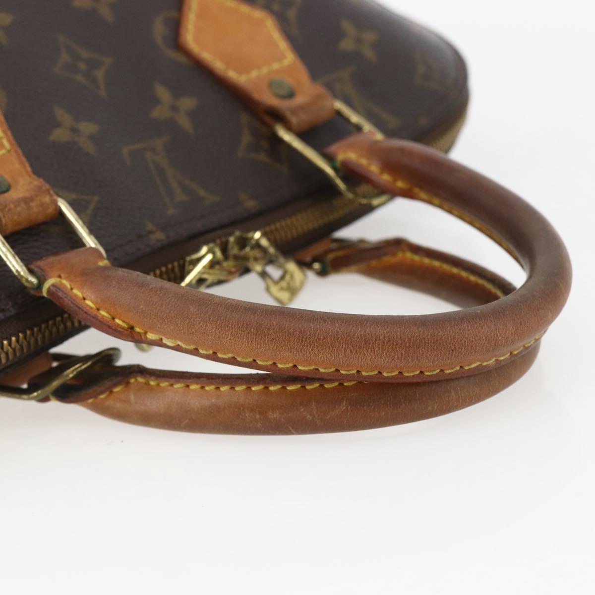 LOUIS VUITTON Monogram Alma Hand Bag M51130 LV Auth 156973