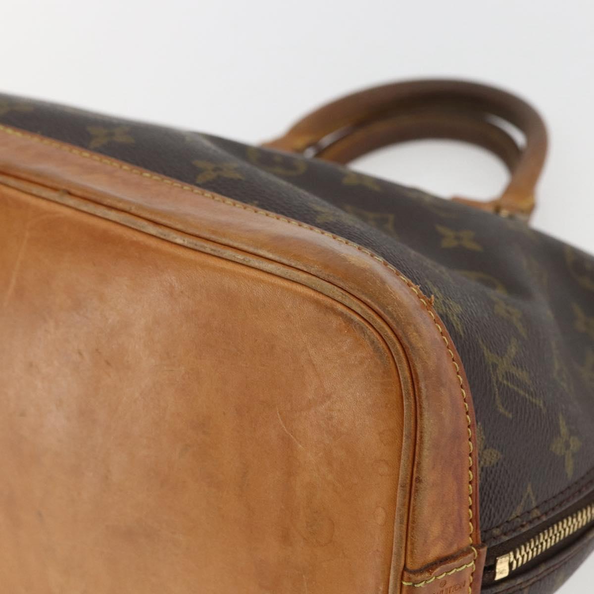 LOUIS VUITTON Monogram Alma Hand Bag M51130 LV Auth 156974