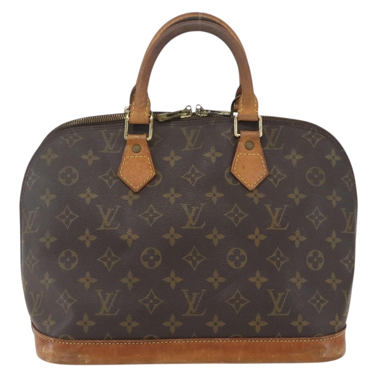 LOUIS VUITTON Monogram Alma Hand Bag M51130 LV Auth 156974