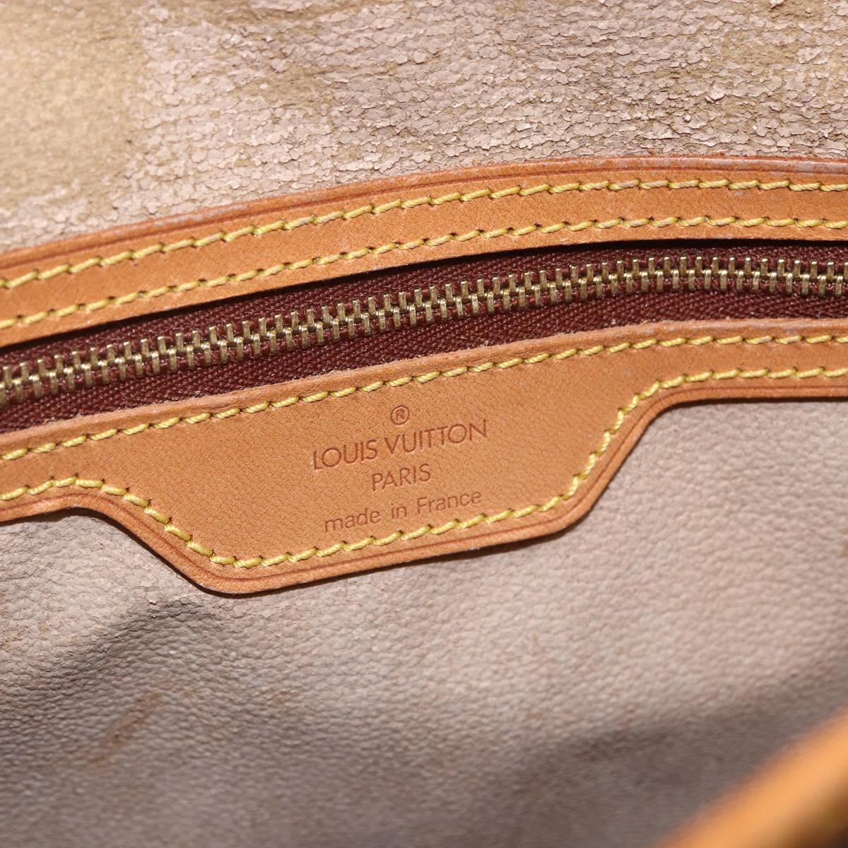 LOUIS VUITTON Monogram Bucket GM Shoulder Bag M42236 LV Auth 156975