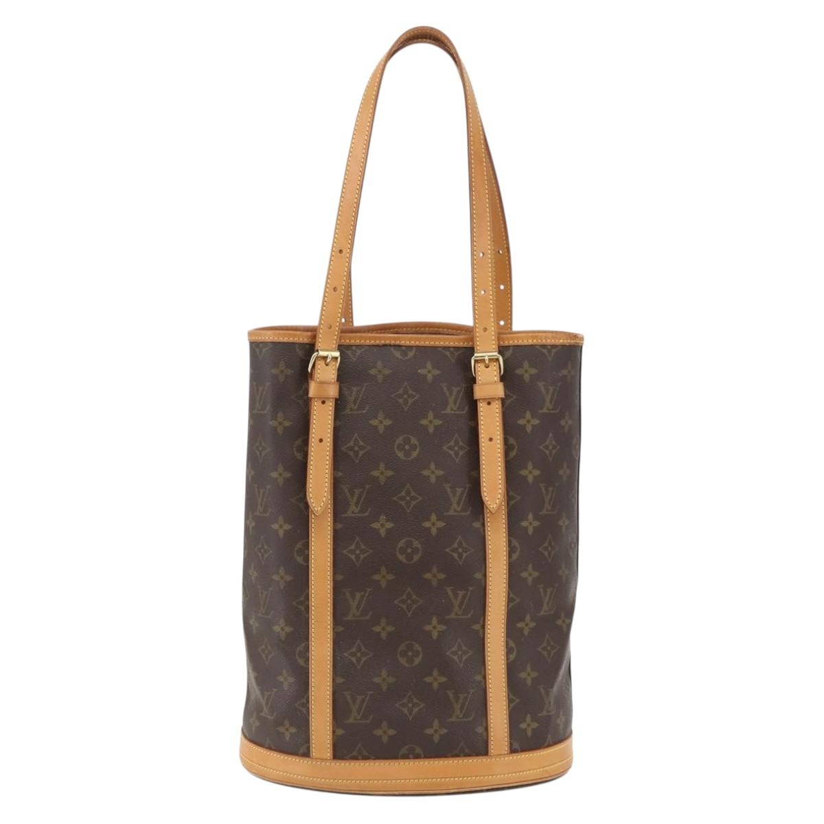 LOUIS VUITTON Monogram Bucket GM Shoulder Bag M42236 LV Auth 156975