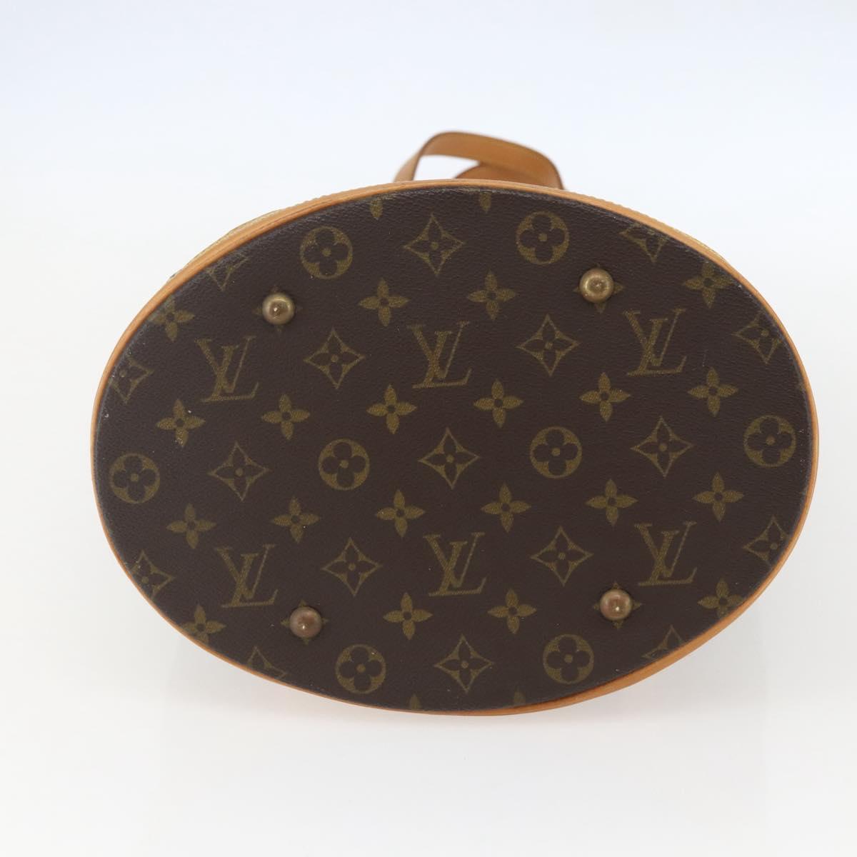 LOUIS VUITTON Monogram Bucket GM Shoulder Bag M42236 LV Auth 156975