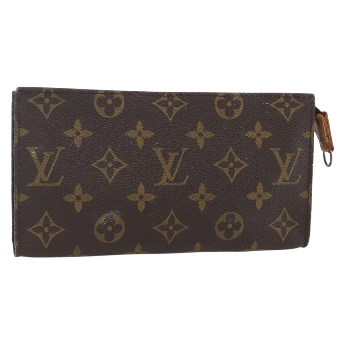 LOUIS VUITTON Monogram Bucket GM Accessory Pouch LV Auth 156976