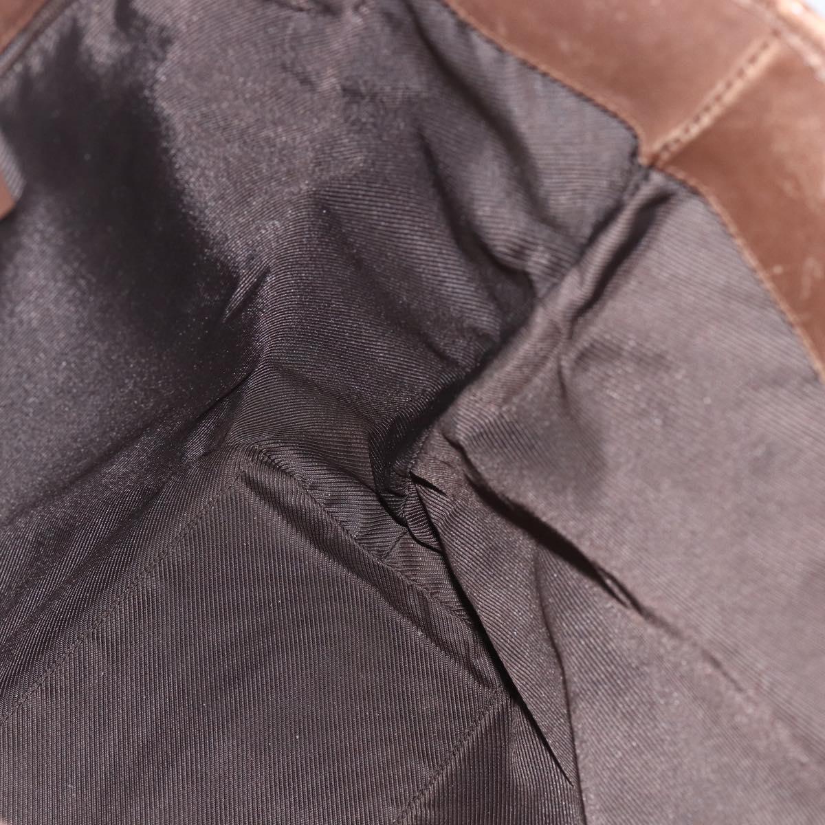 GUCCI GG Canvas Tote Bag Beige Silver 31243 Auth 156980